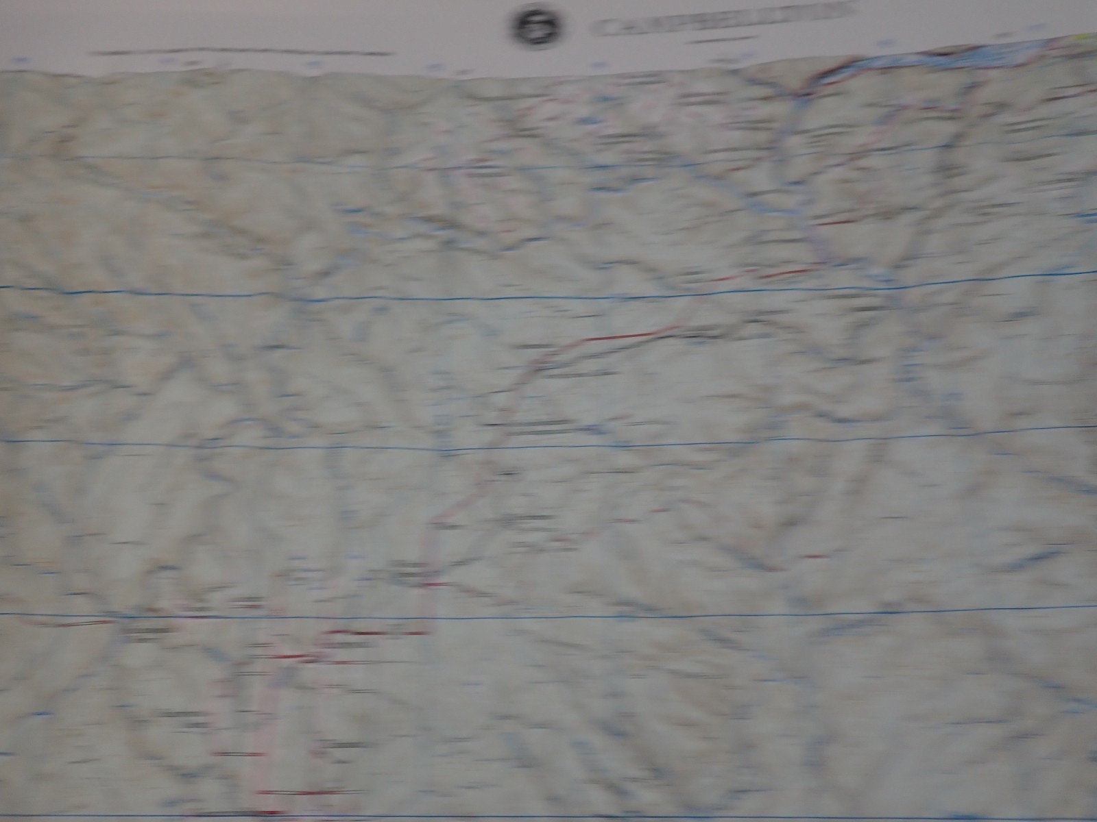 Hubbard Scientific Raised Relief Map Unframed 29″ Campbellton Maine NL 19-3