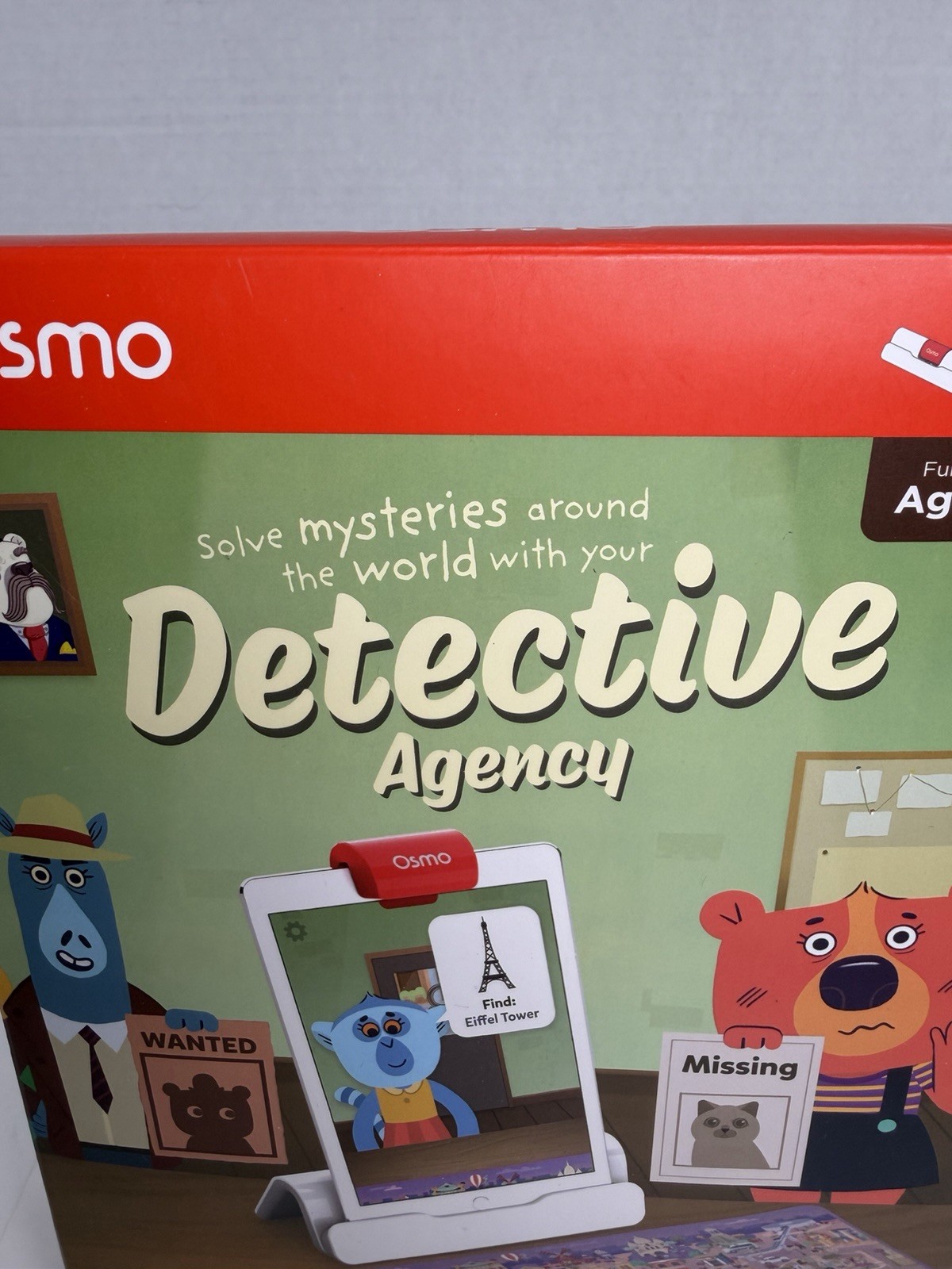 Osmo Detective Agency Search & Find Mystery Game Explores The World Complete EUC