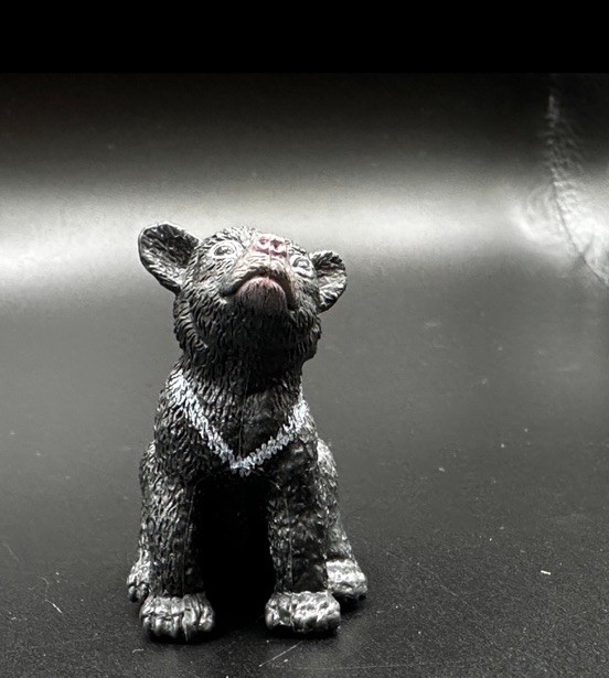 YOWIE Asian Black Bear Australian Collectible Mini Figurine Baby Animals Series