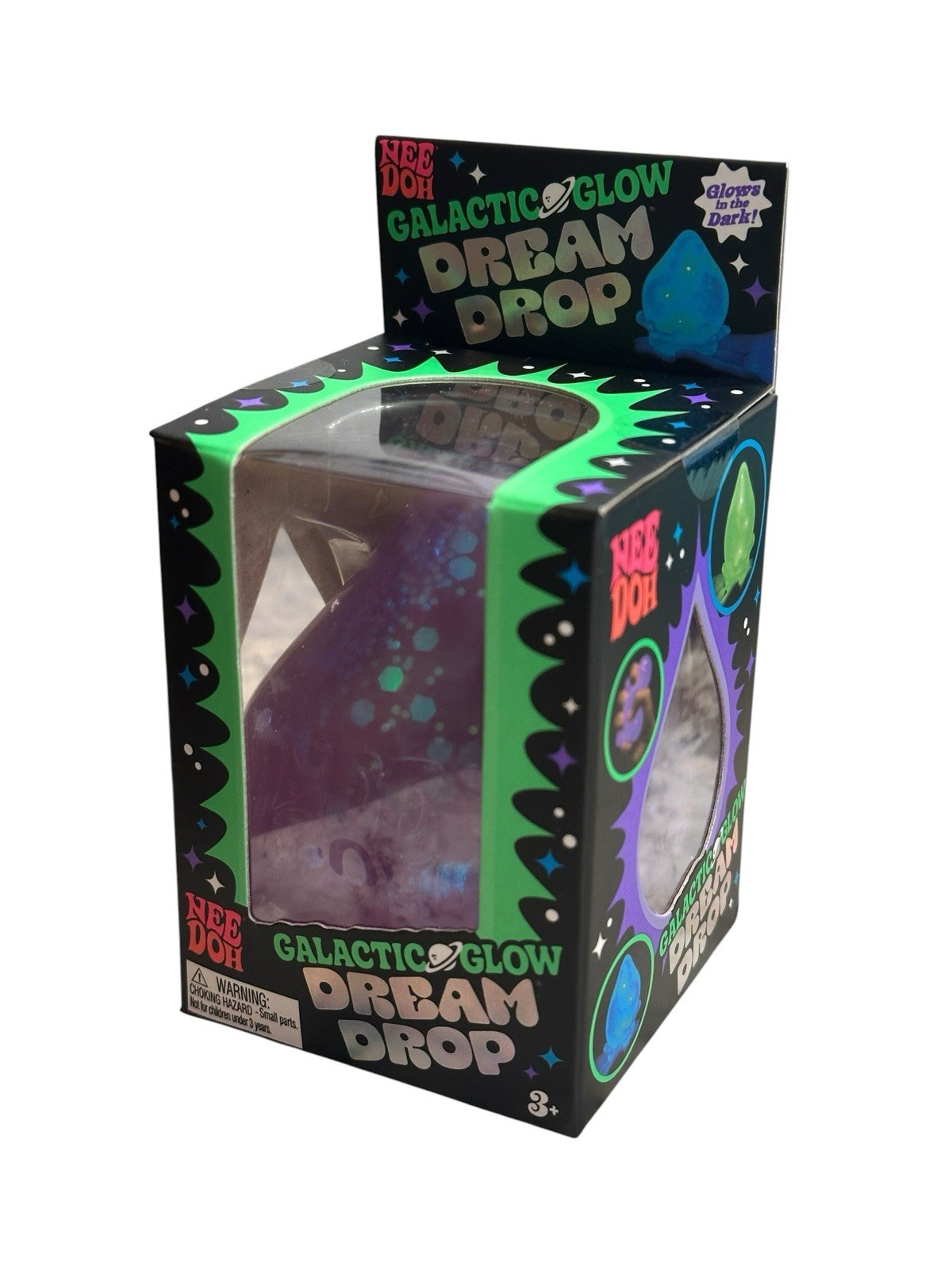AUTHENTIC PURPLE NeeDoh Galactic Glow Dream Drop EXTREMELY RARE Nebula Haze