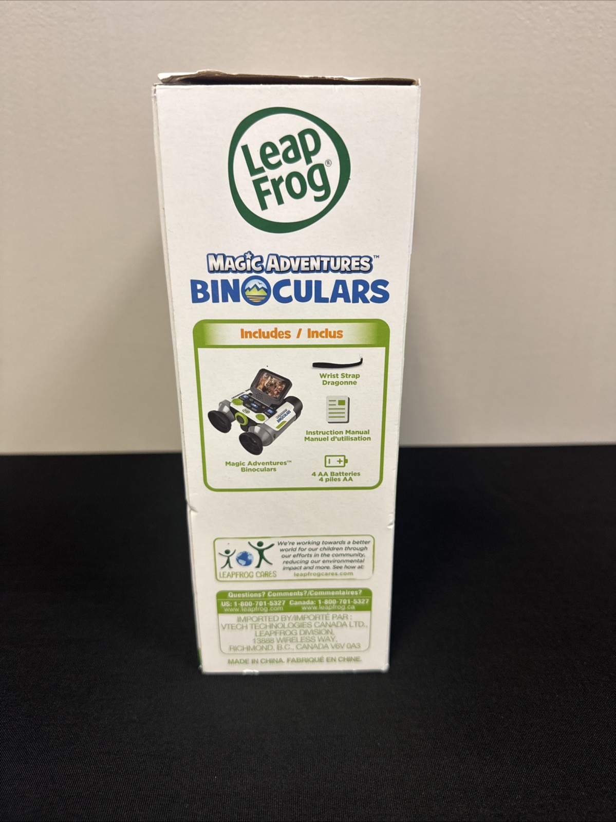 Leap Frog Magic Adventures Binoculars W/Screen Capture Night Vision For Kids New