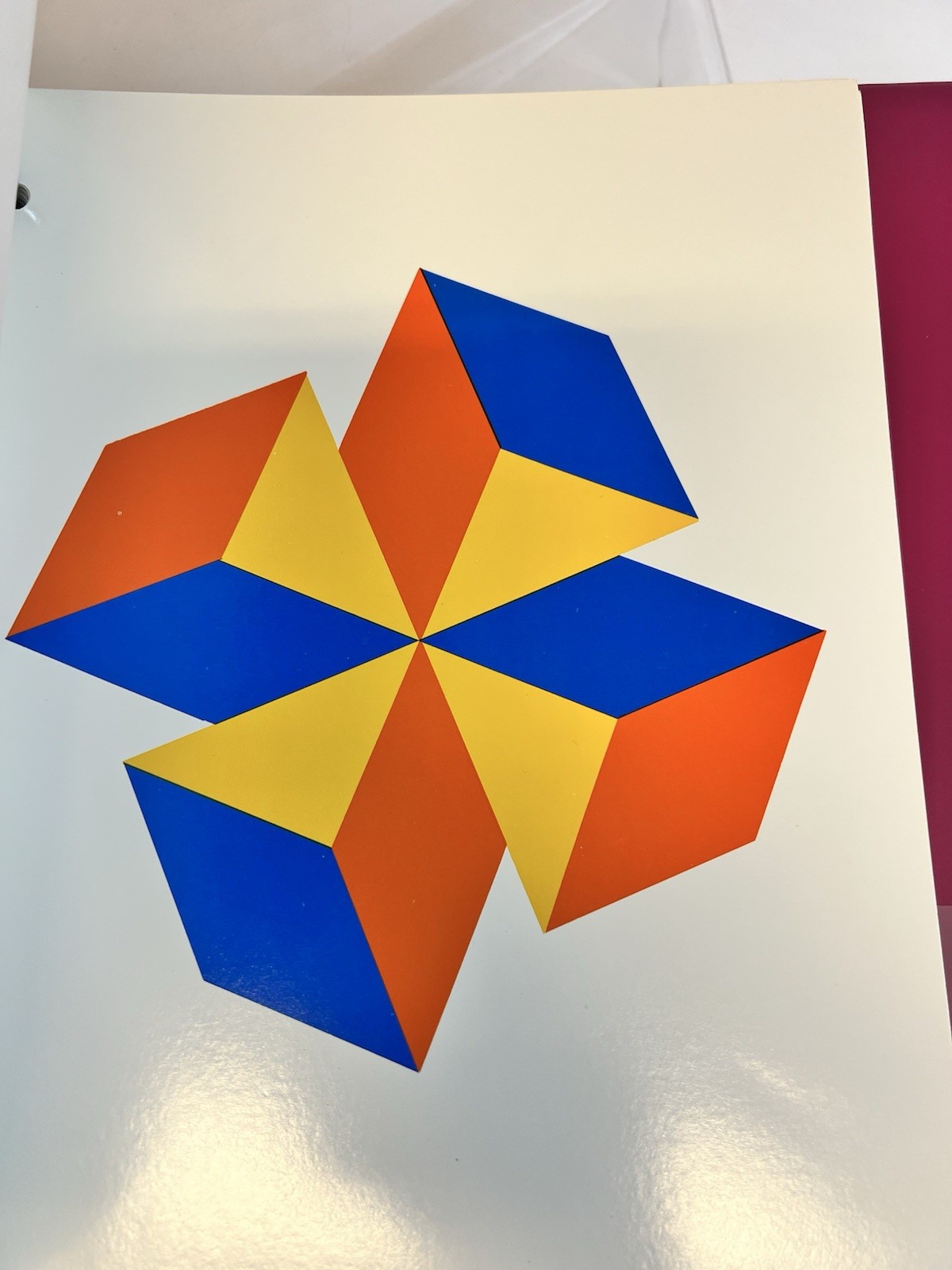 Large Parquetry Pattern Cards Teaching Resources + Plastic Shape Pieces Set