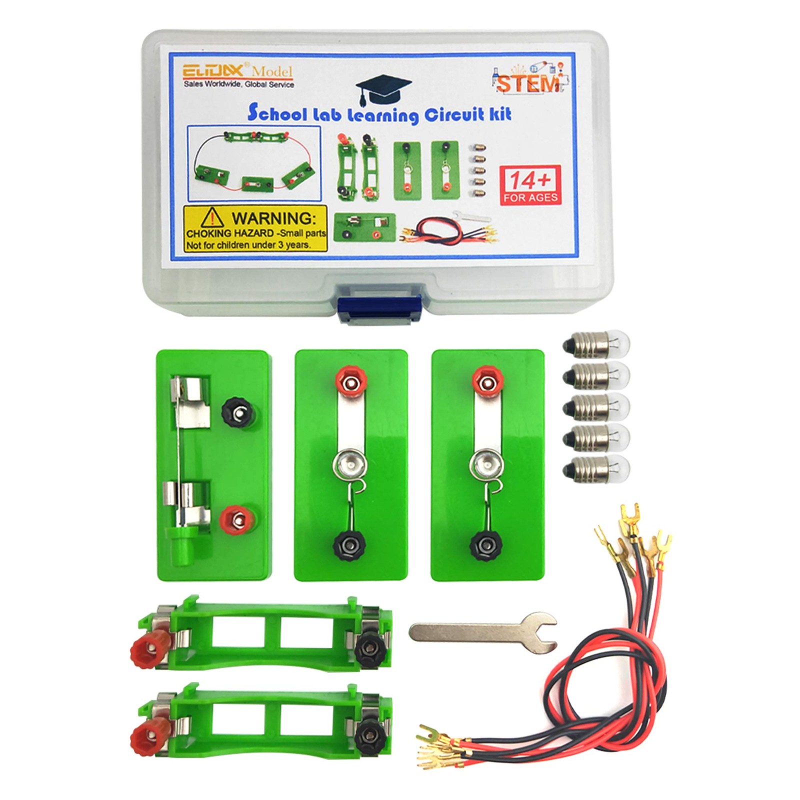 Physics Science Lab Learning Circuit kit,Electricity Experiment Set,Building …