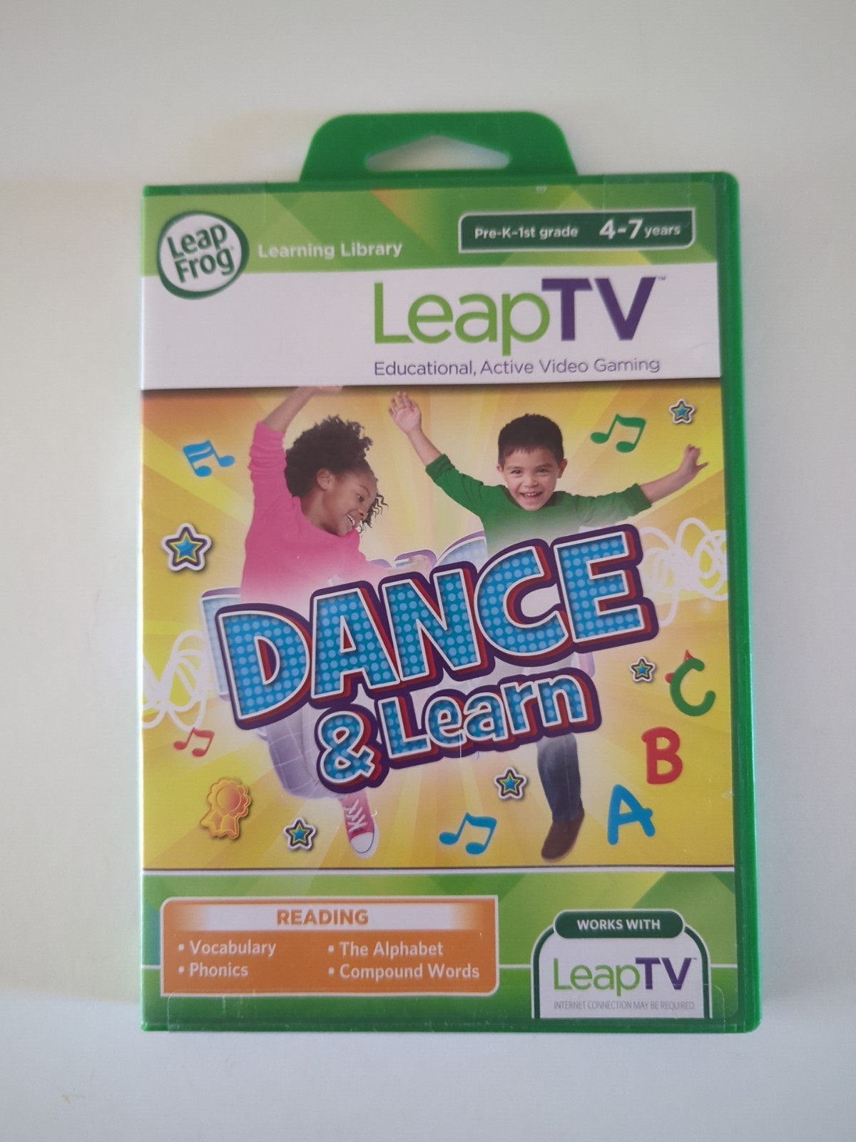 Leap Frog Leap TV Dance & Learn Reading 4-7 Years Educational Active Video Game