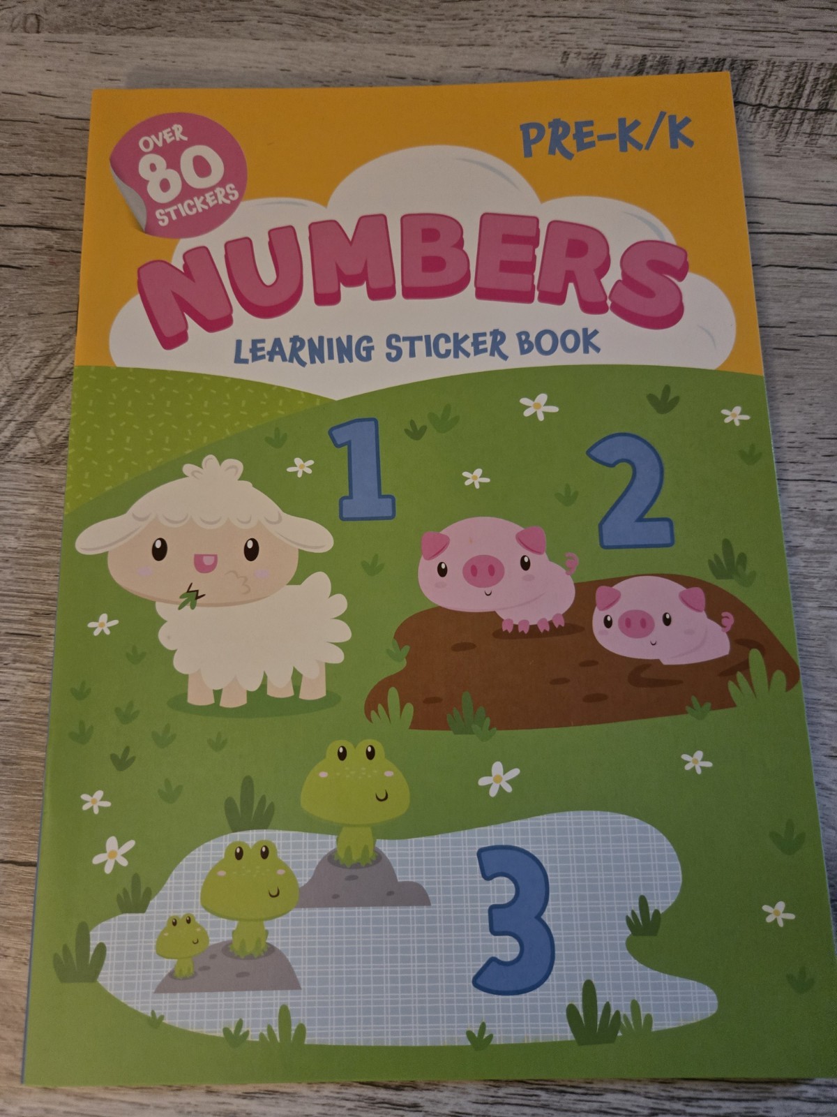 Set Of 4: Pre-K/K Learning Sticker & Activity Books. OVER 80 STICKERS EA