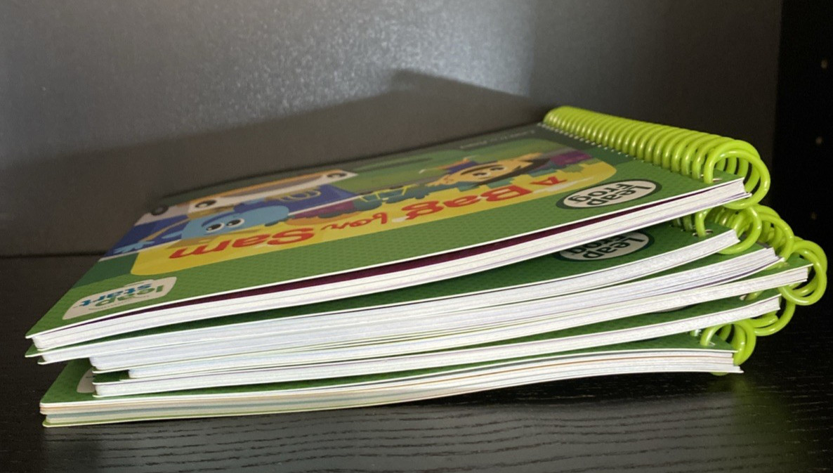 Leapfrog LeapStart Learn to Read Vol 1 Green Books 1-6 Early Reading Ages 4-7