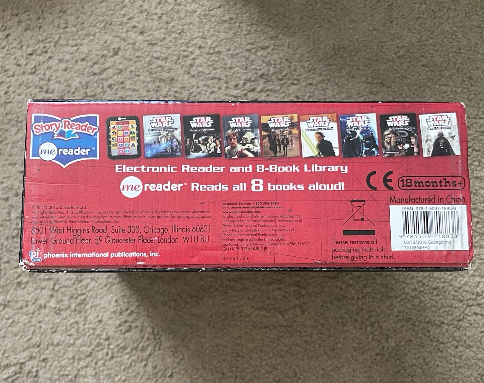 Star Wars Story Reader Me Reader Electronic Reader And 8 Books New Sealed