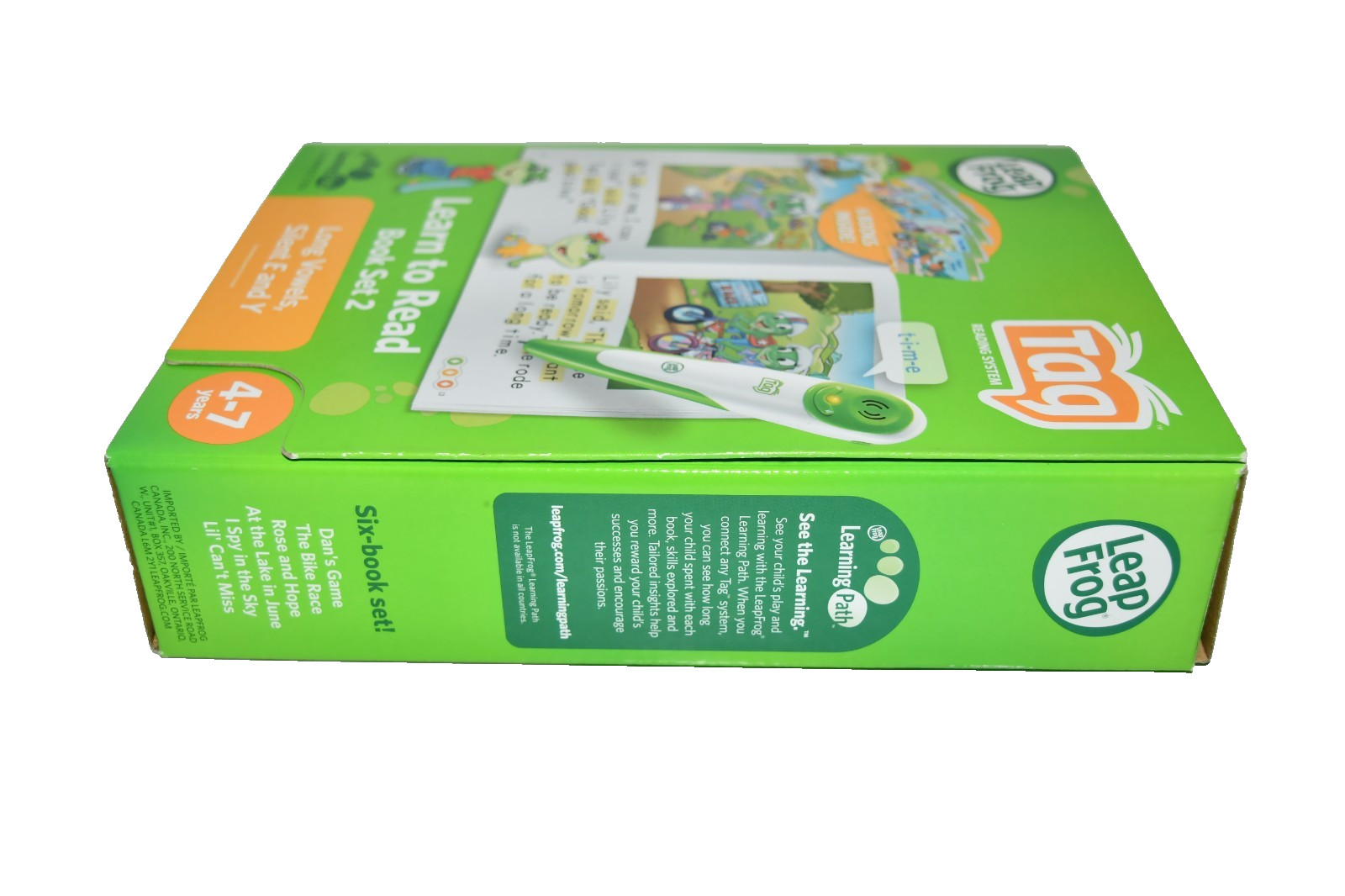 LeapFrog Tag & LeapReader Learn to Read Set 2 ~ Long Vowels ~6 Book Set – NEW