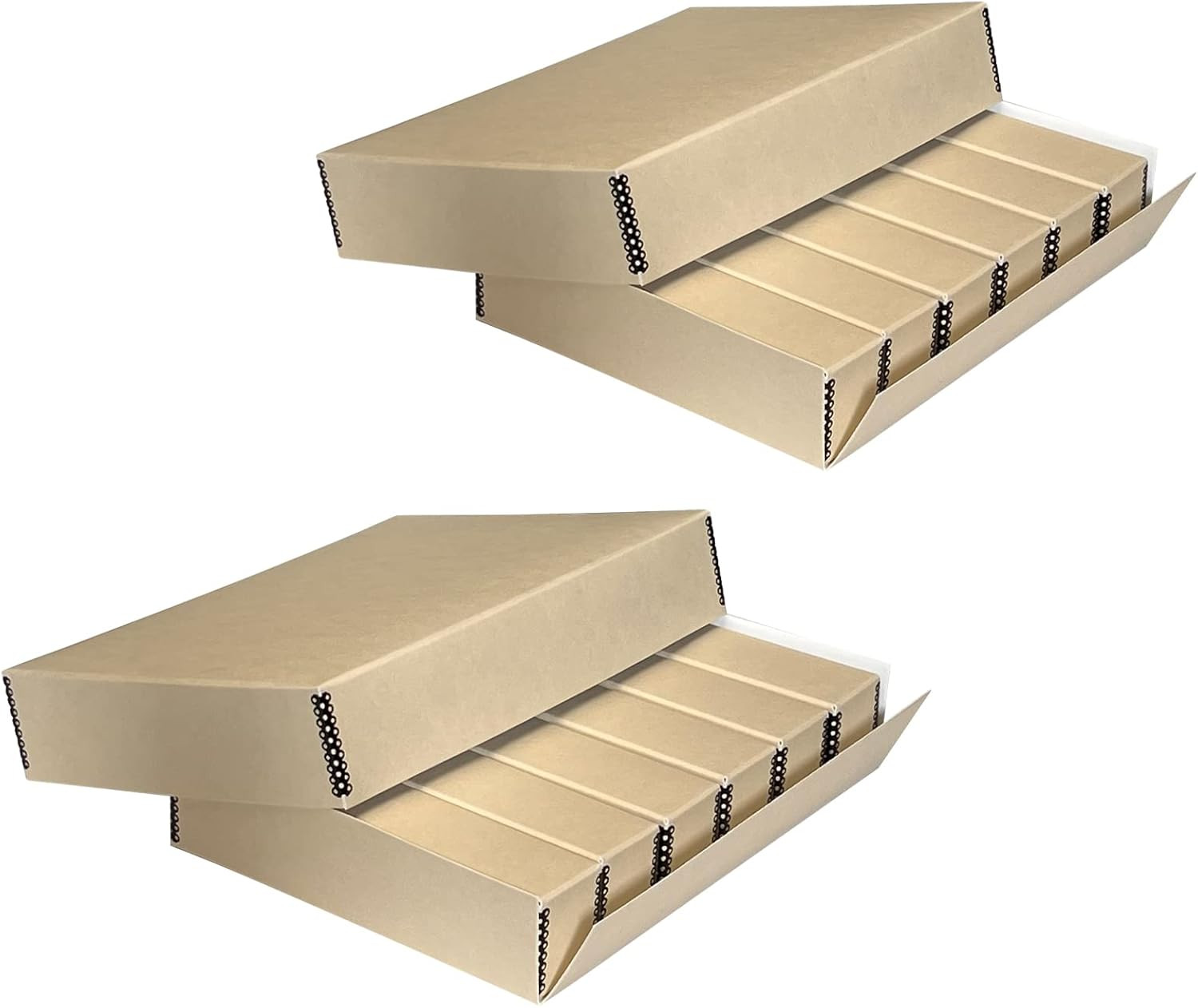 , Archival Slide Storage Box 15.5″ X 11.5″ X 3″, Holds up to 840 Films, with 6 I