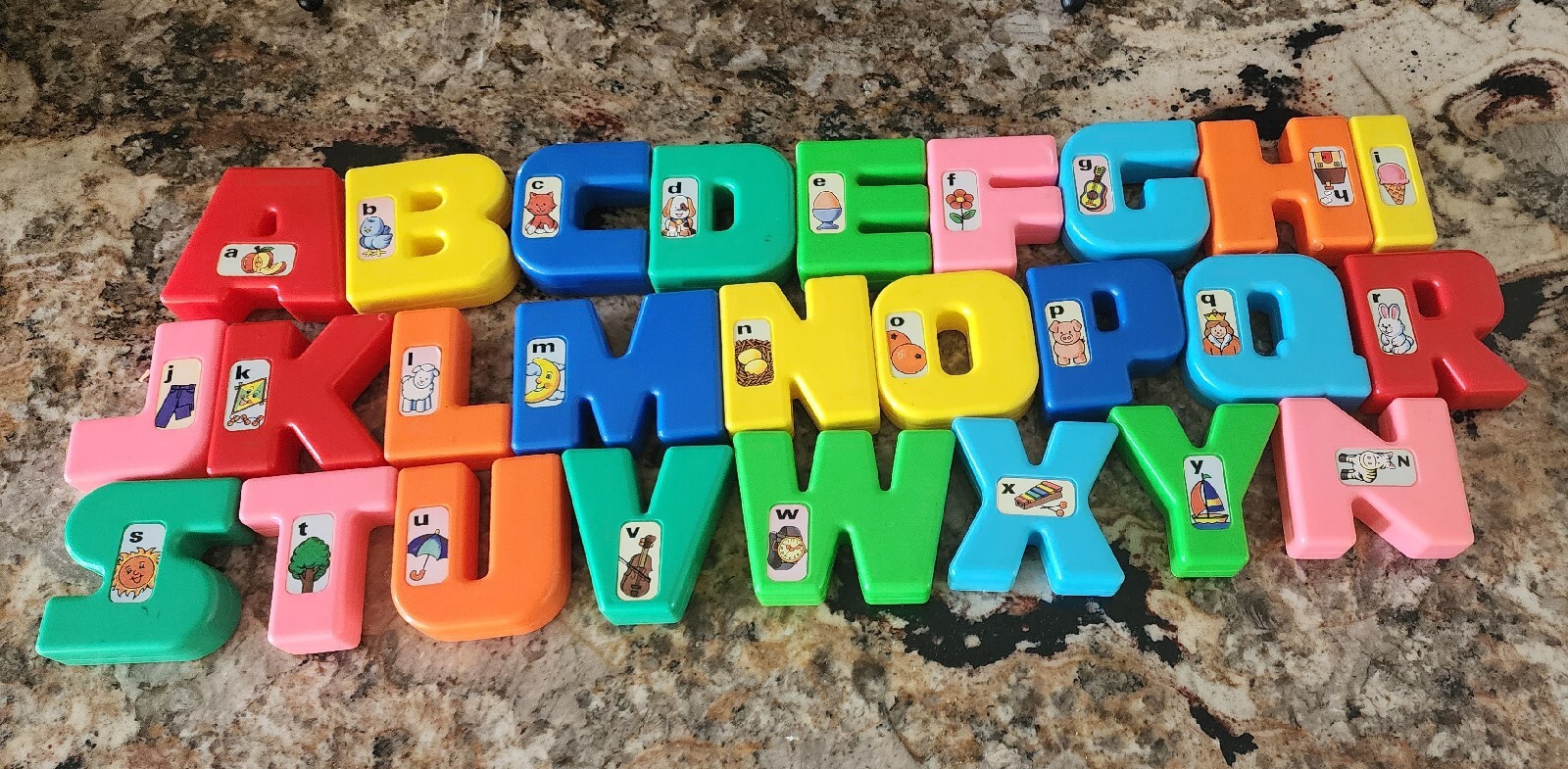 1993 Red Box Toy Learning Letters Alphabet