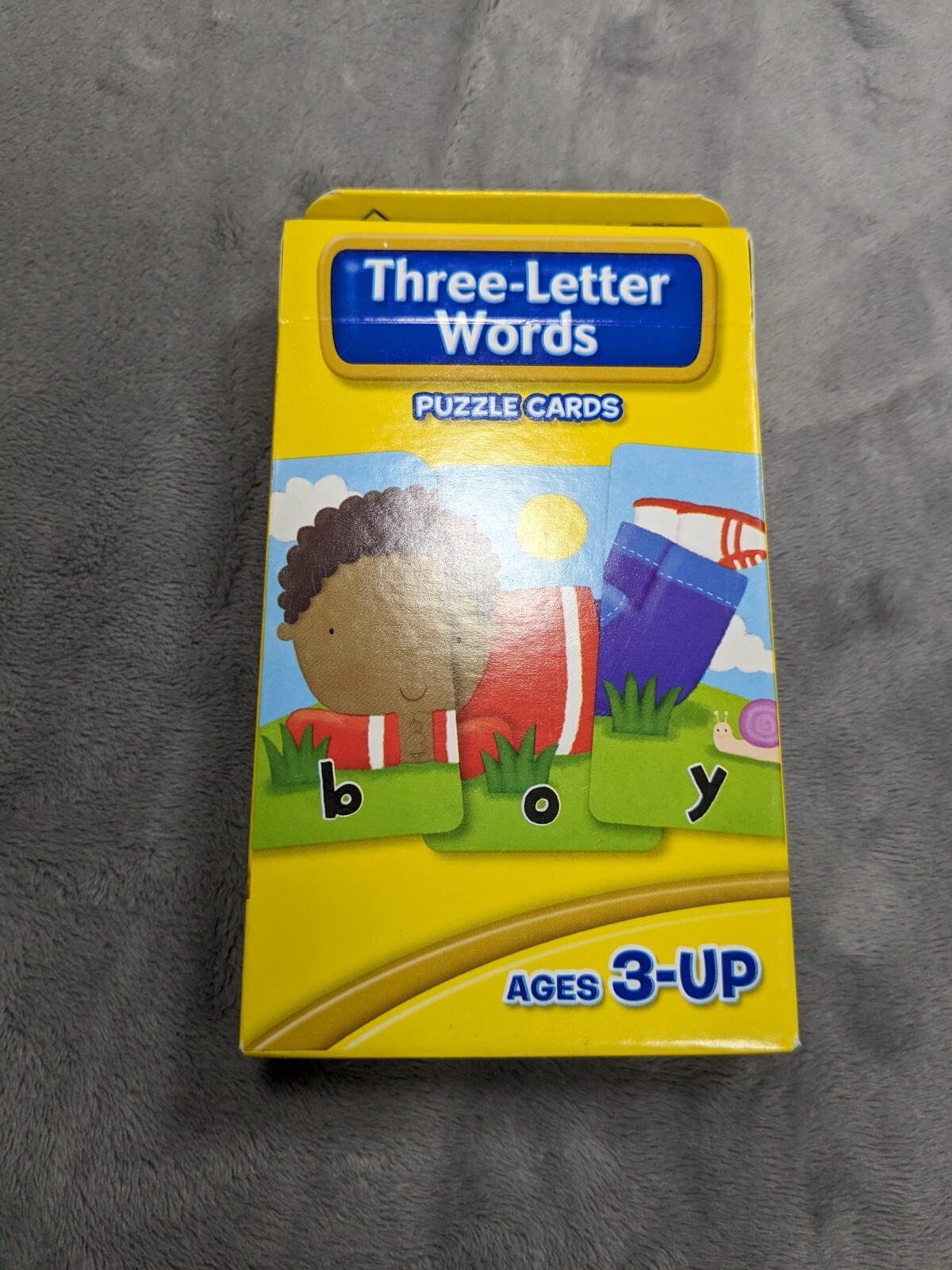 School Zone Three Letter Words Puzzle Cards Educational Books