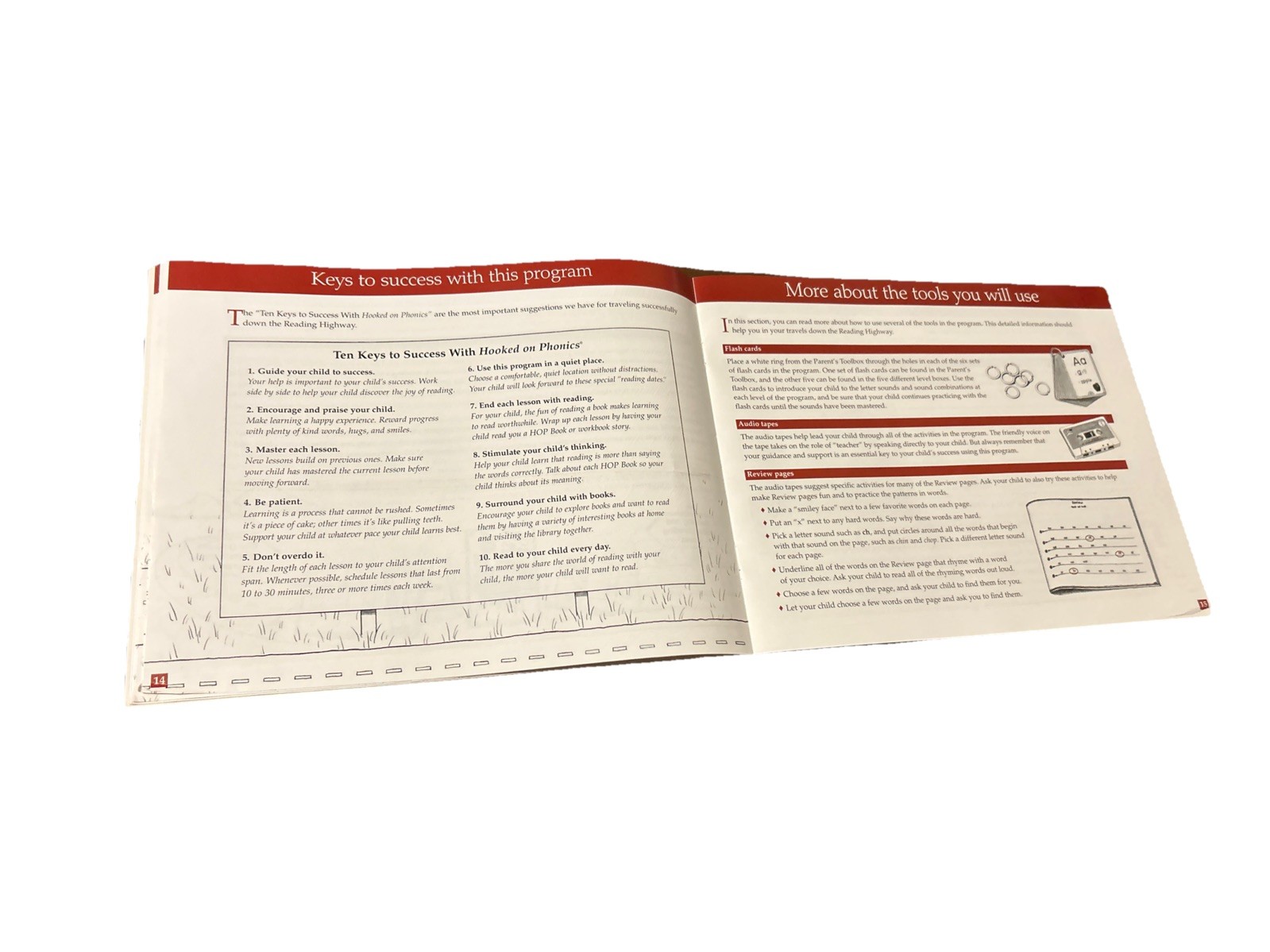 Hooked on Phonics Learn to Read Parent’s Toolbox 1998 Edition Box Set