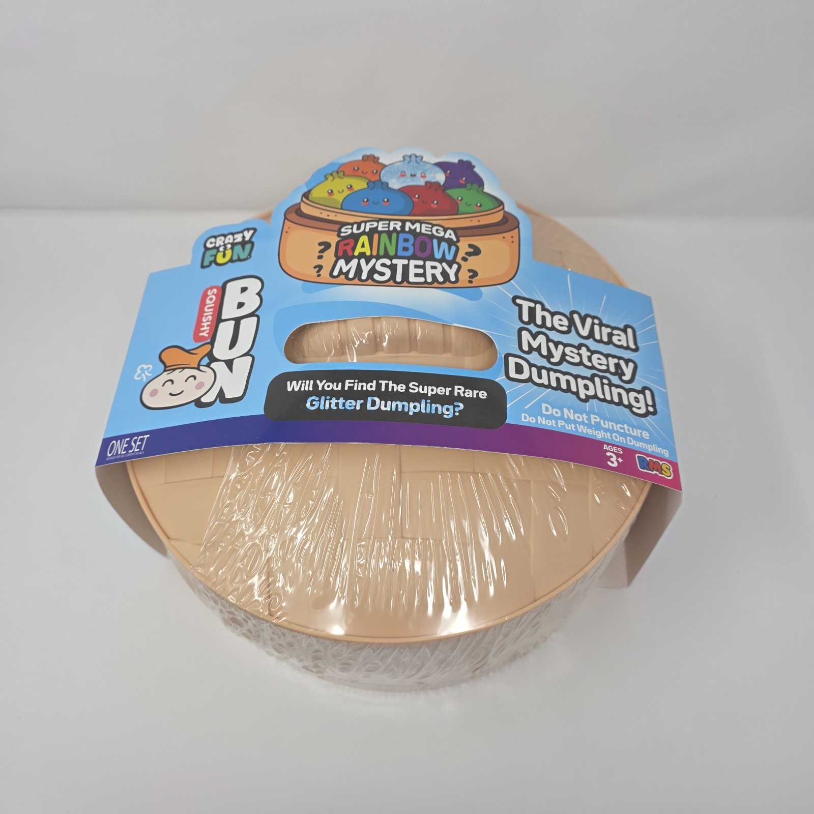VIRAL SUPER MEGA JUMBO RainbowMystery Squishy Bun Dumpling- 8lb 12″Sealed! RMS