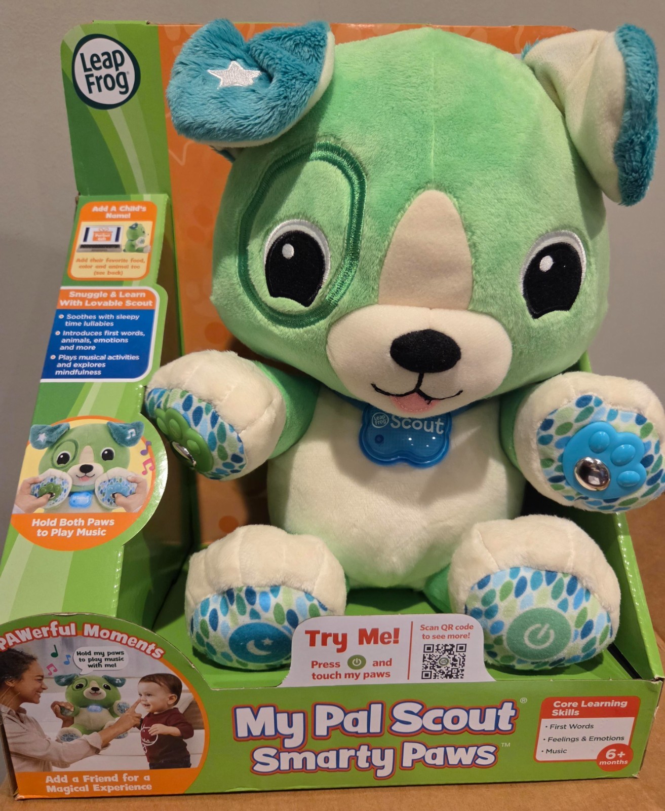 LEAPFROG My Pal Scout Smarty Paws Puppy 6-36 months Genuine Learning Toddler