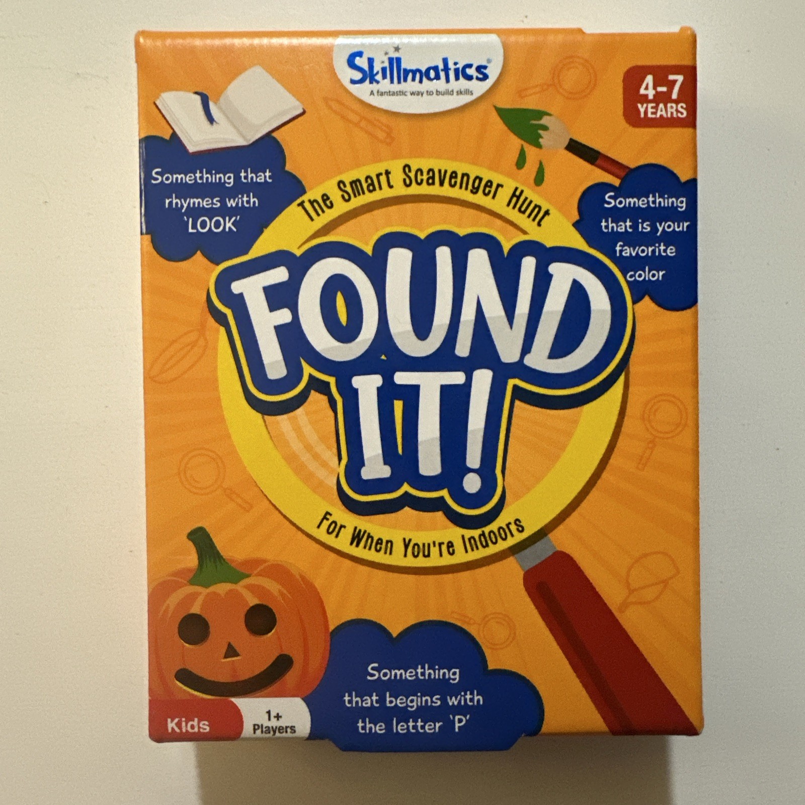Skillmatics FOUND IT Card Game Indoors Scavenger Hunt Educational Unused