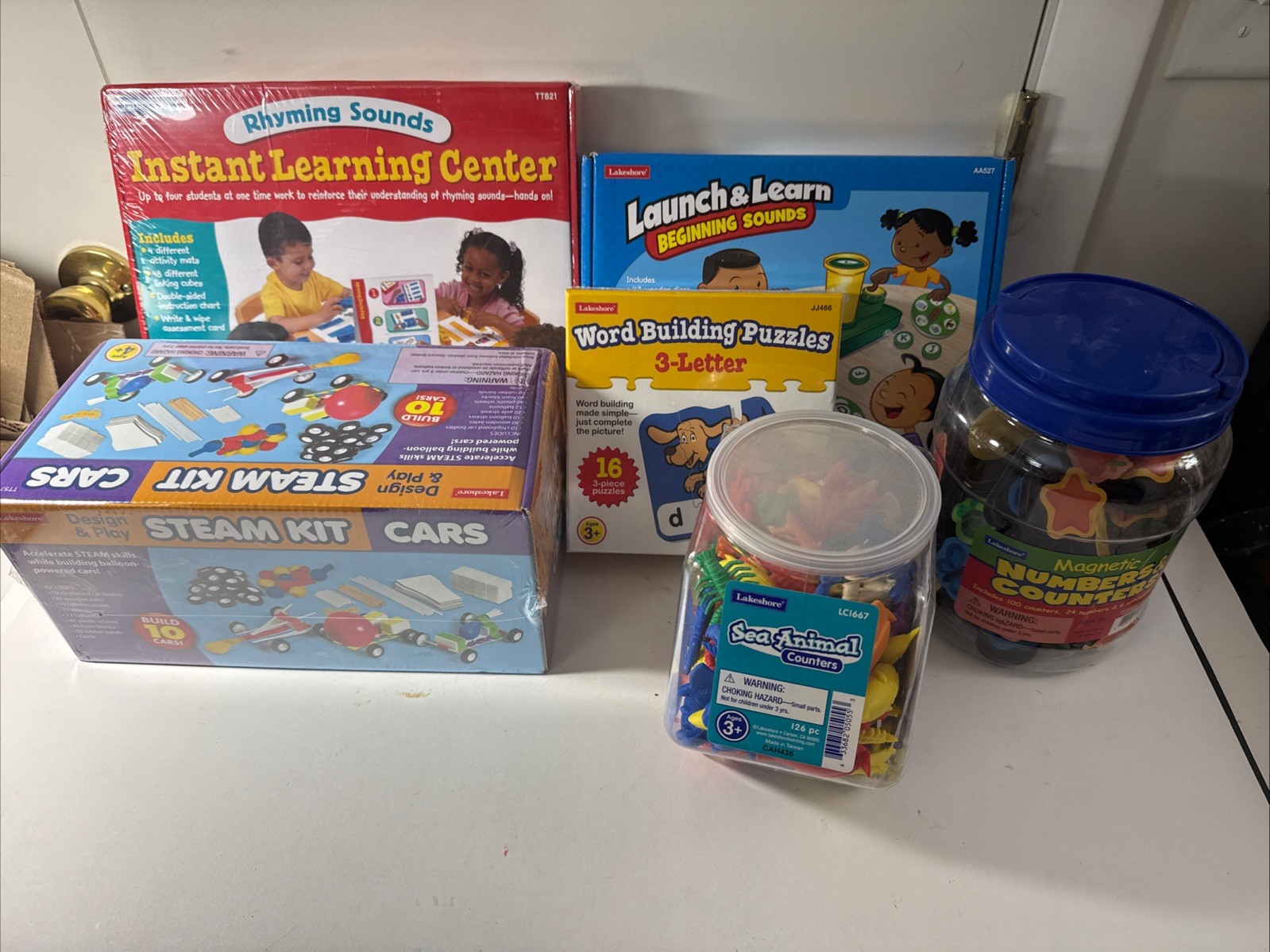 Lakeshore Learning Games Lot Of 6, Ages 3 And Up