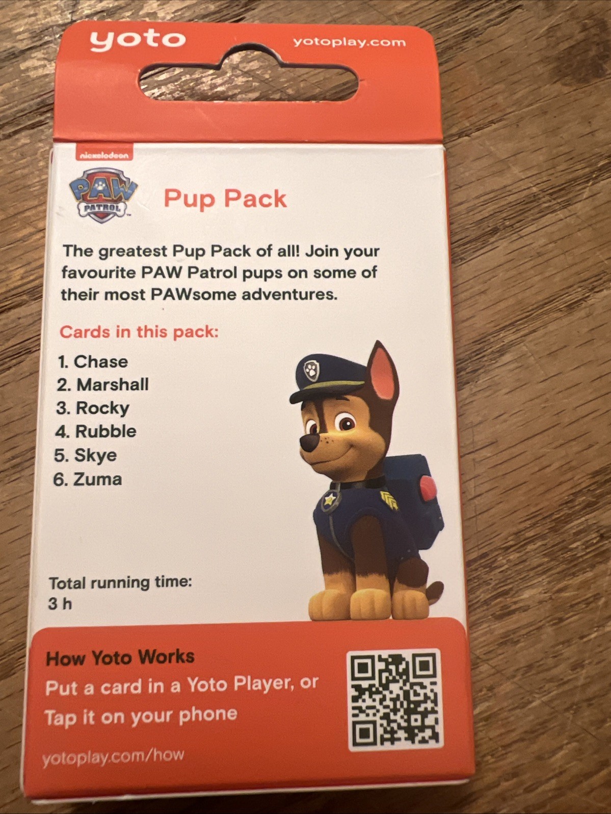 YOTO NICKELODEON PAW PATROL PUP PACK Audio Card Collection (6 Card Pack) NEW