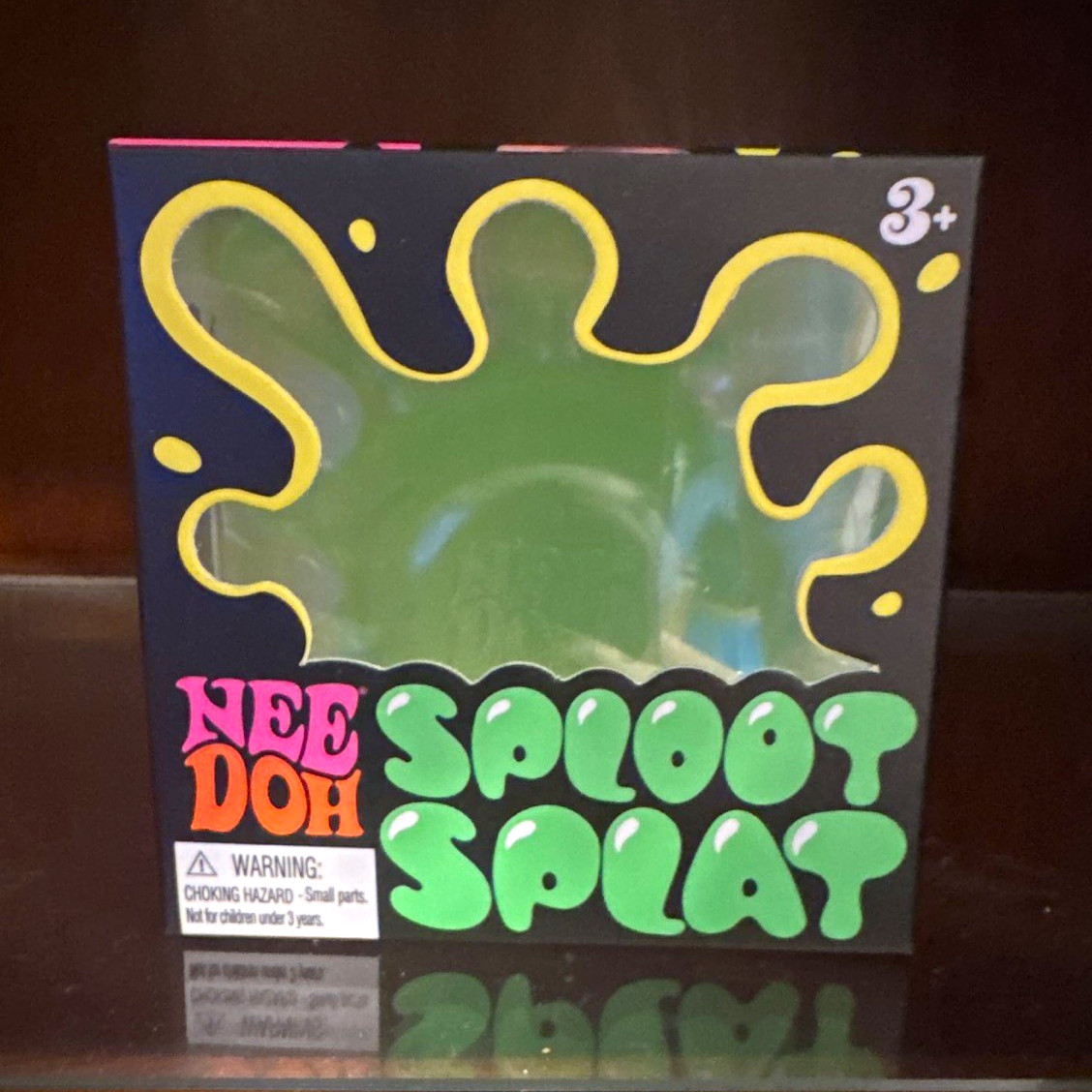 Schylling Nee Doh Sploot Splat Tactile Squeeze Toy, Green, 26035YP, 4+