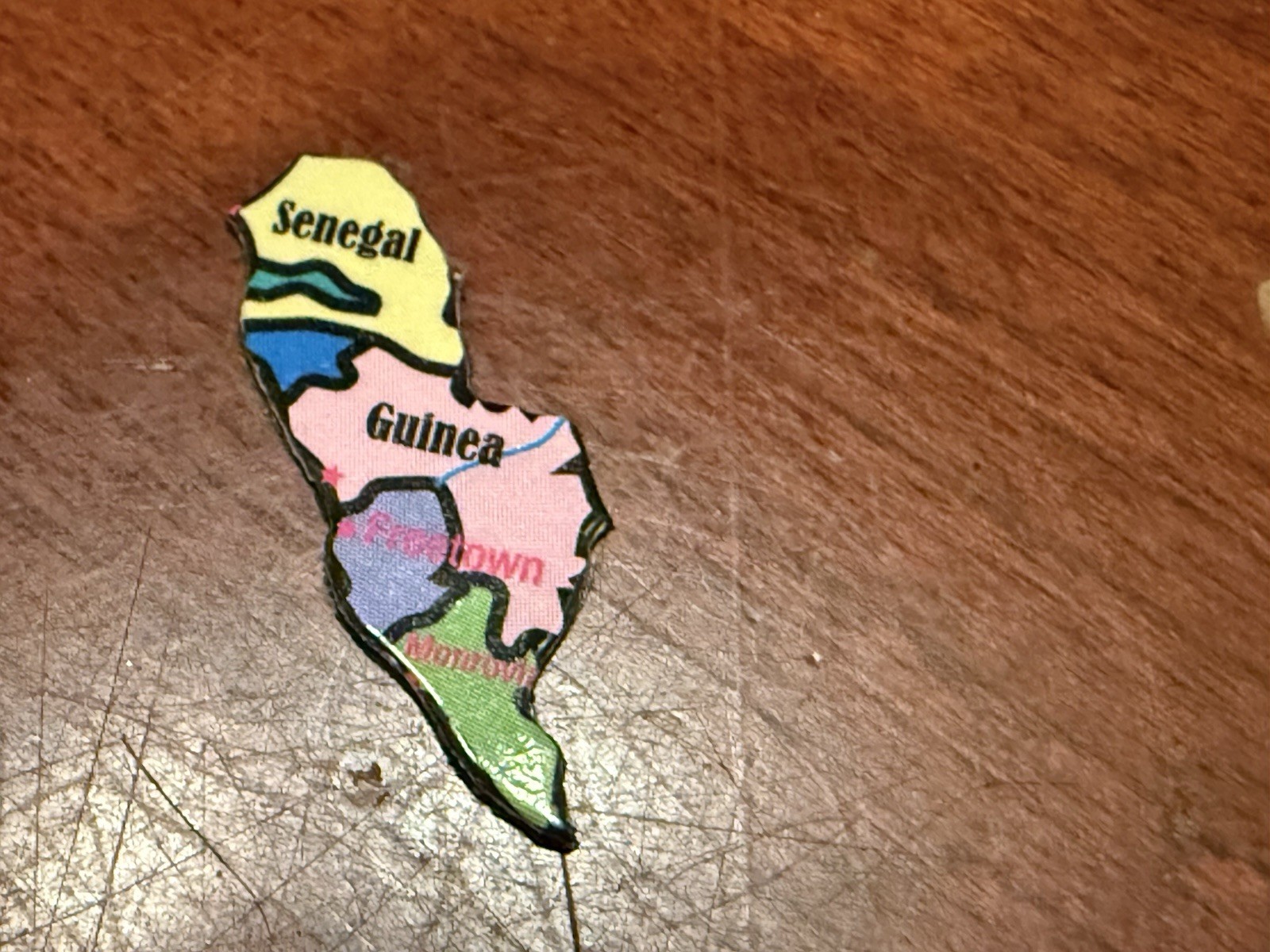 Ata-Boy Magnetic World Map Play-n-Learn Senegal