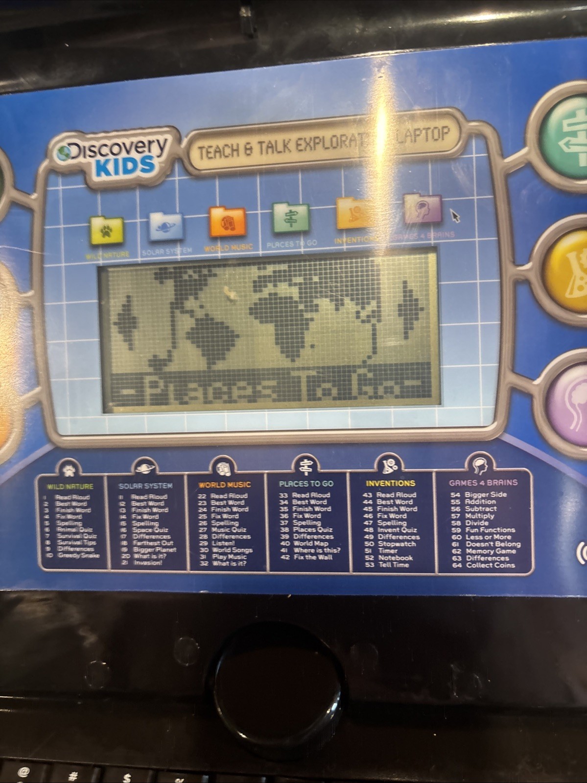Discovery Kids Teach Talk Exploration Laptop 60 Activity Games USED EXCELLENT FS