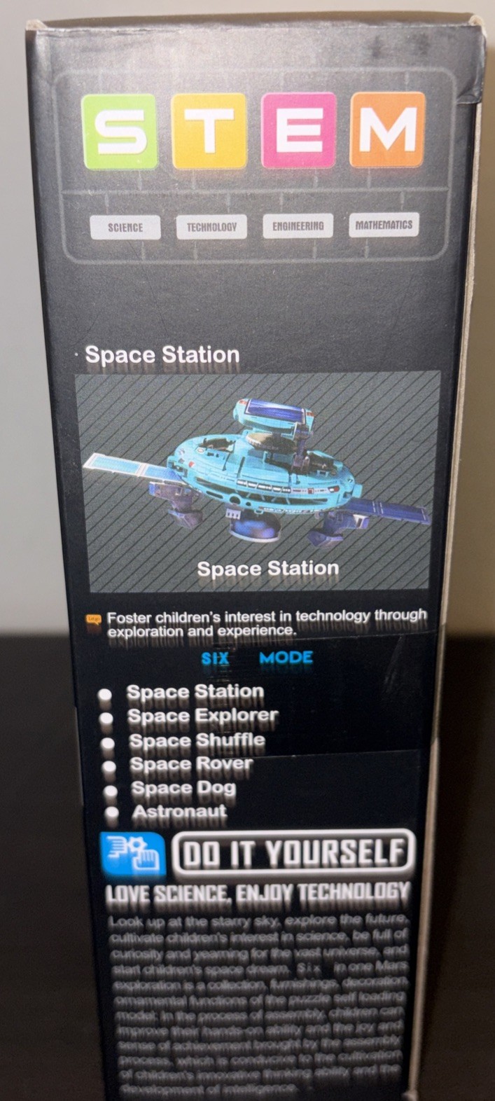 STEM 6 in 1 Solar Rechargeable Space Fleet Robots Learning Kit DIY Science NEW