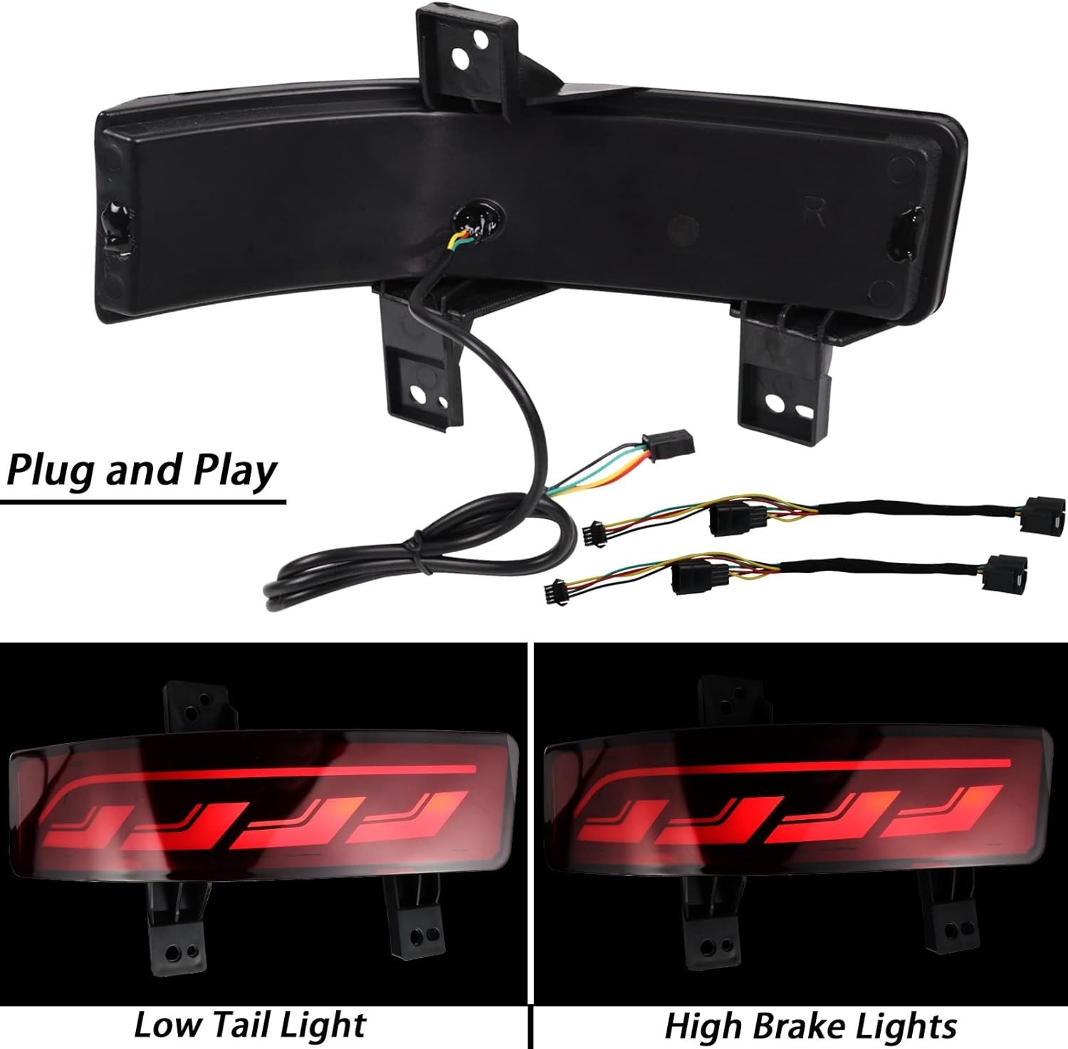 Full LED Rear Bumper Reflector Fog DRL Kit for 2020-2022 Honda CRV CR-V Touring