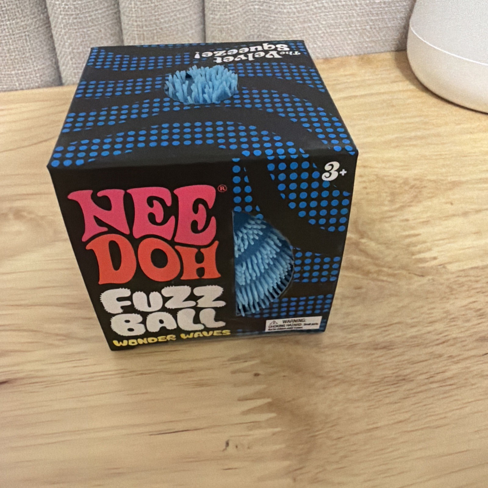 Needoh Wonder Waves RARE Blue Fuzzball New Squishy Toy AUTHENTIC TIKTOK VIRAL!