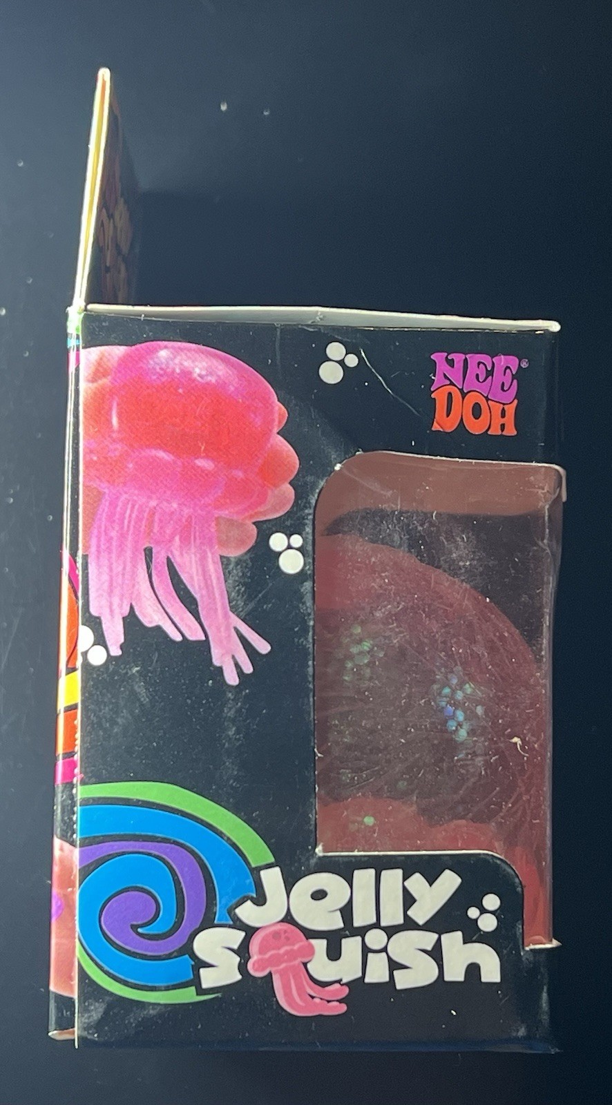 Pink NeeDoh JELLY SQUISH Sparkle Jellyfish Squishy Nee Doh