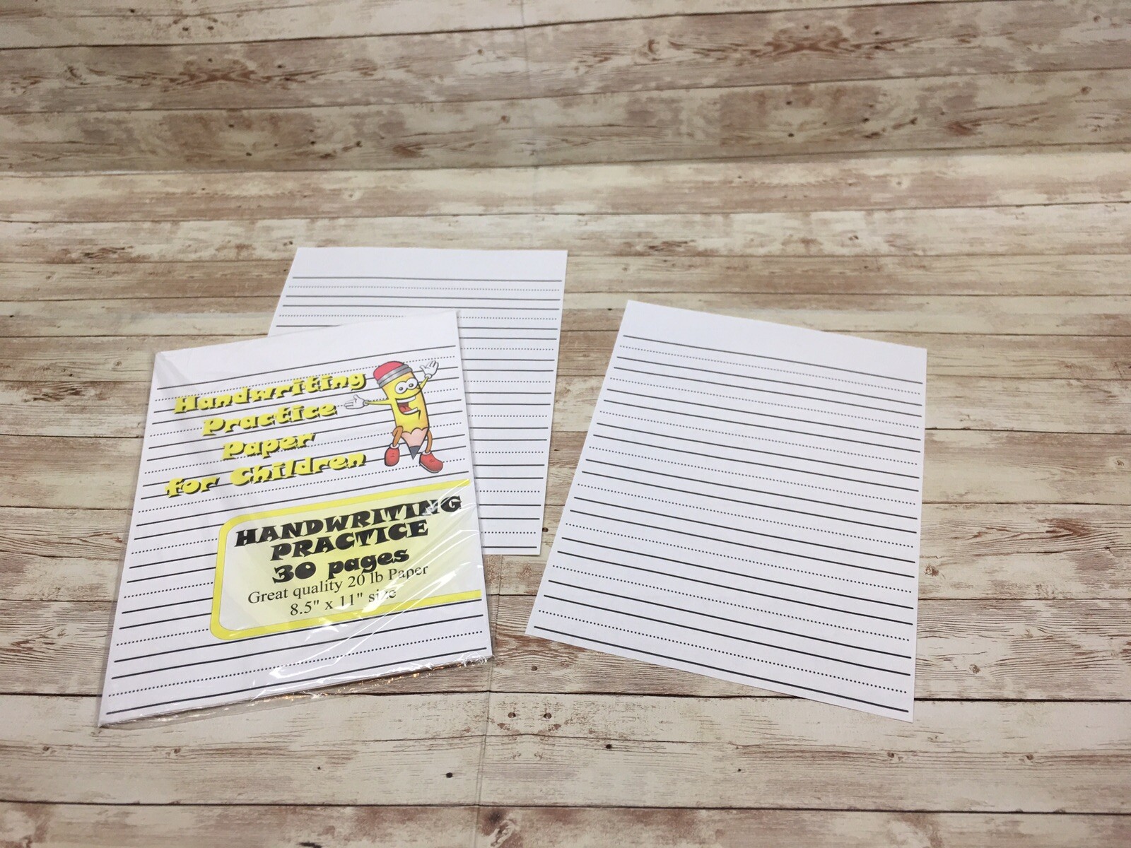 Handwriting Practice – Handwriting Practice Paper For Children – 30 Sheets