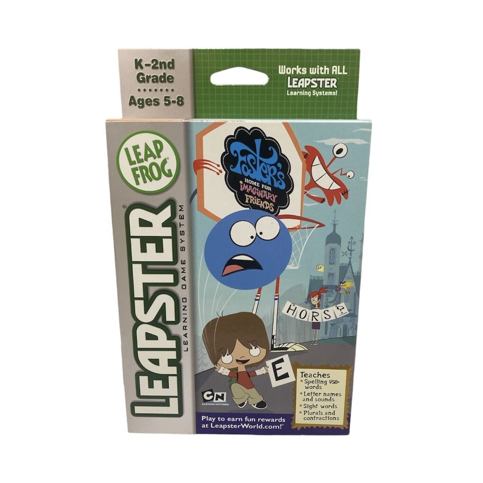 Leap Frog Leapster FOSTERS HOME FOR IMAGINARY FRIENDS Learning Game