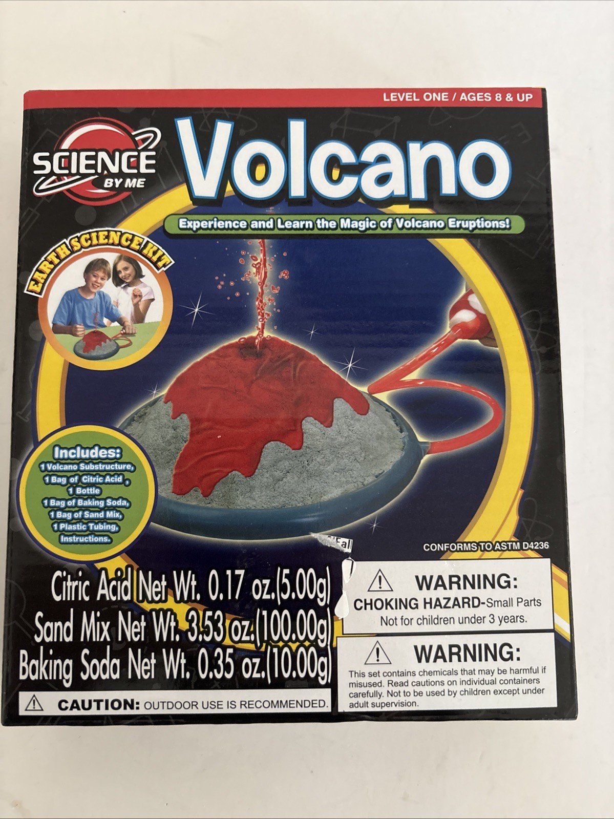 Science By Me Volcano By Creative Kids Level 1 (Ages 8+) Earth Science Kit NEW