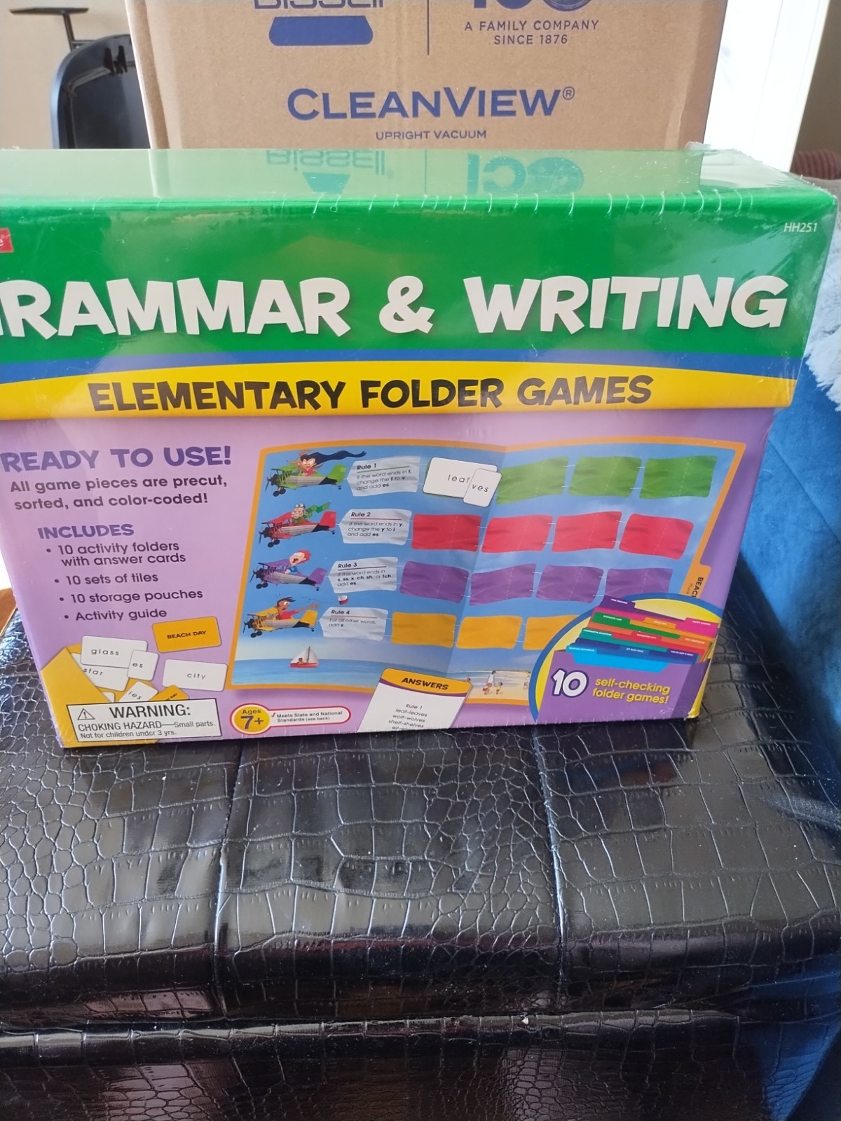Lakeshore Grammar & Writing Elementary Folder Games Grades 2-3