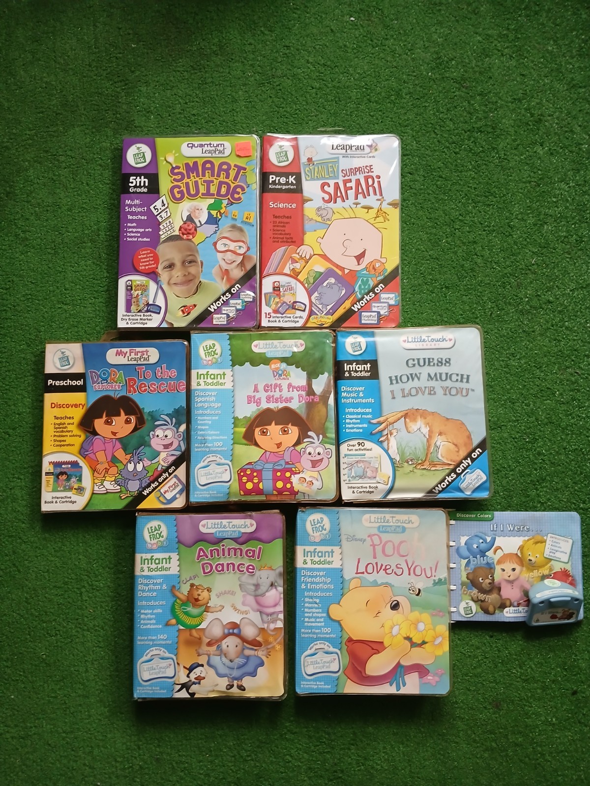 Leap Frog Little Touch Baby Infant Toddler And Up Lot Of 8 Cartridges