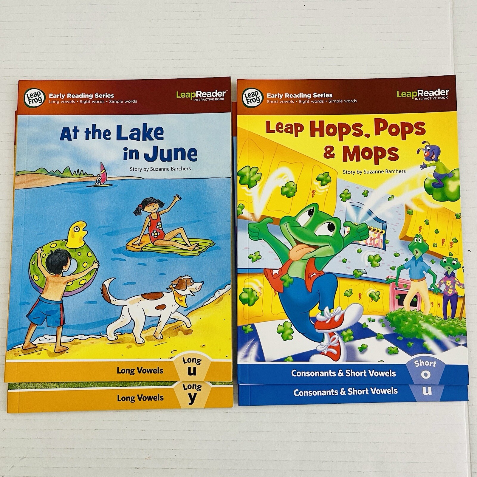 Leap Frog Leap Reader Books Early Reading Series Vowels Consonants Phonics Lot