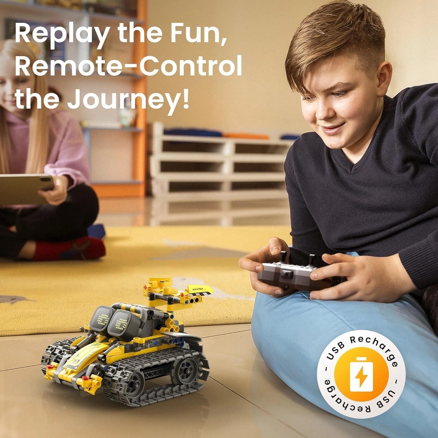 Interactive STEM Coding Robot Kit – 473 Pieces of Creative Fun for Ages 8+