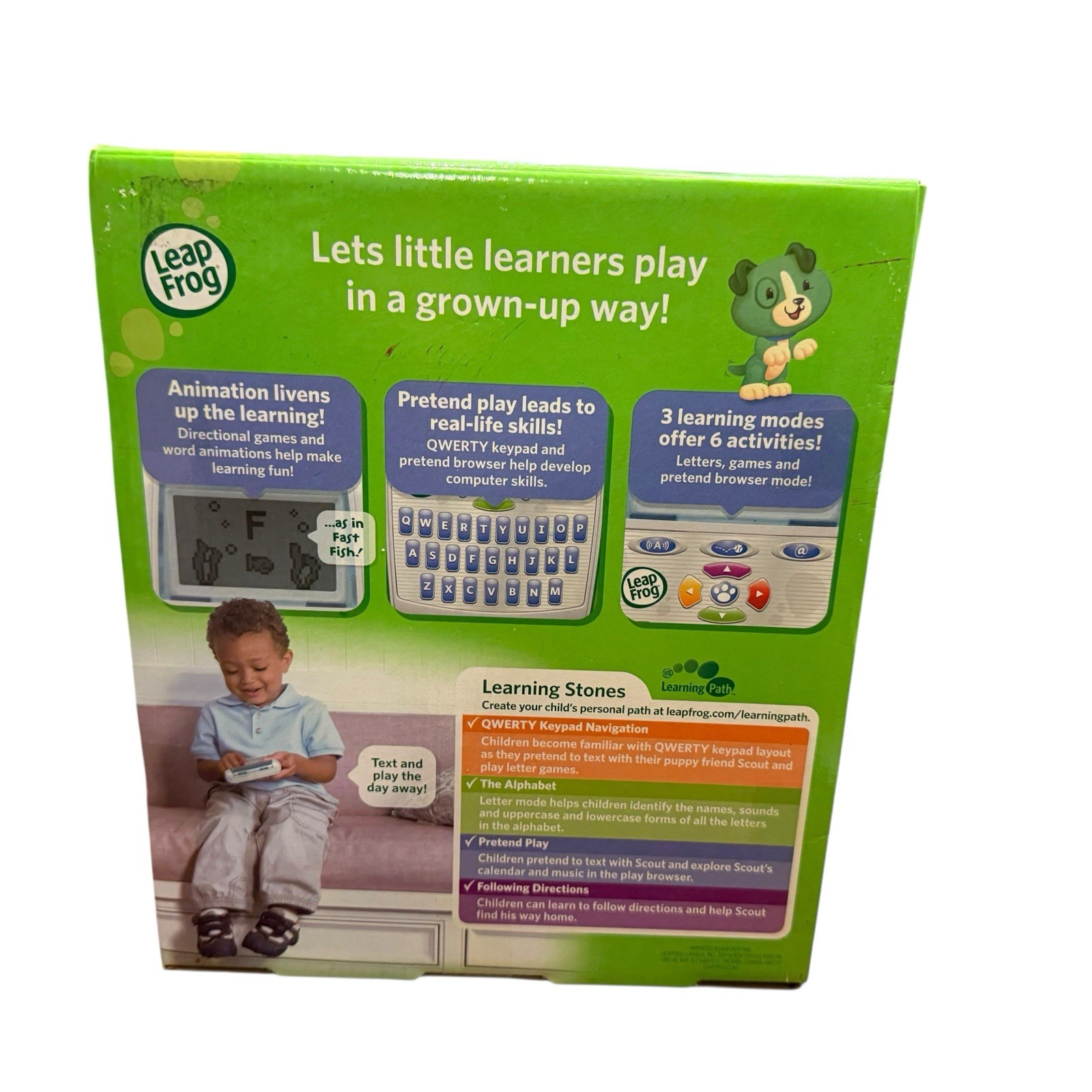 NIP LeapFrog Text & Learn Handheld Electronic Educational Game Sealed