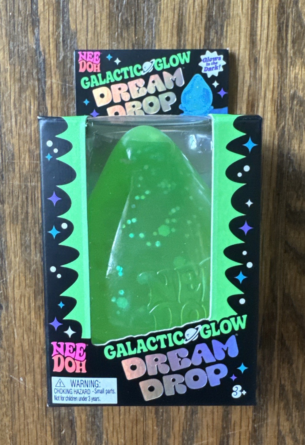 Needoh Galactic Glow Dream Drop – Green – RARE – AUTHENTIC – New & Unopened