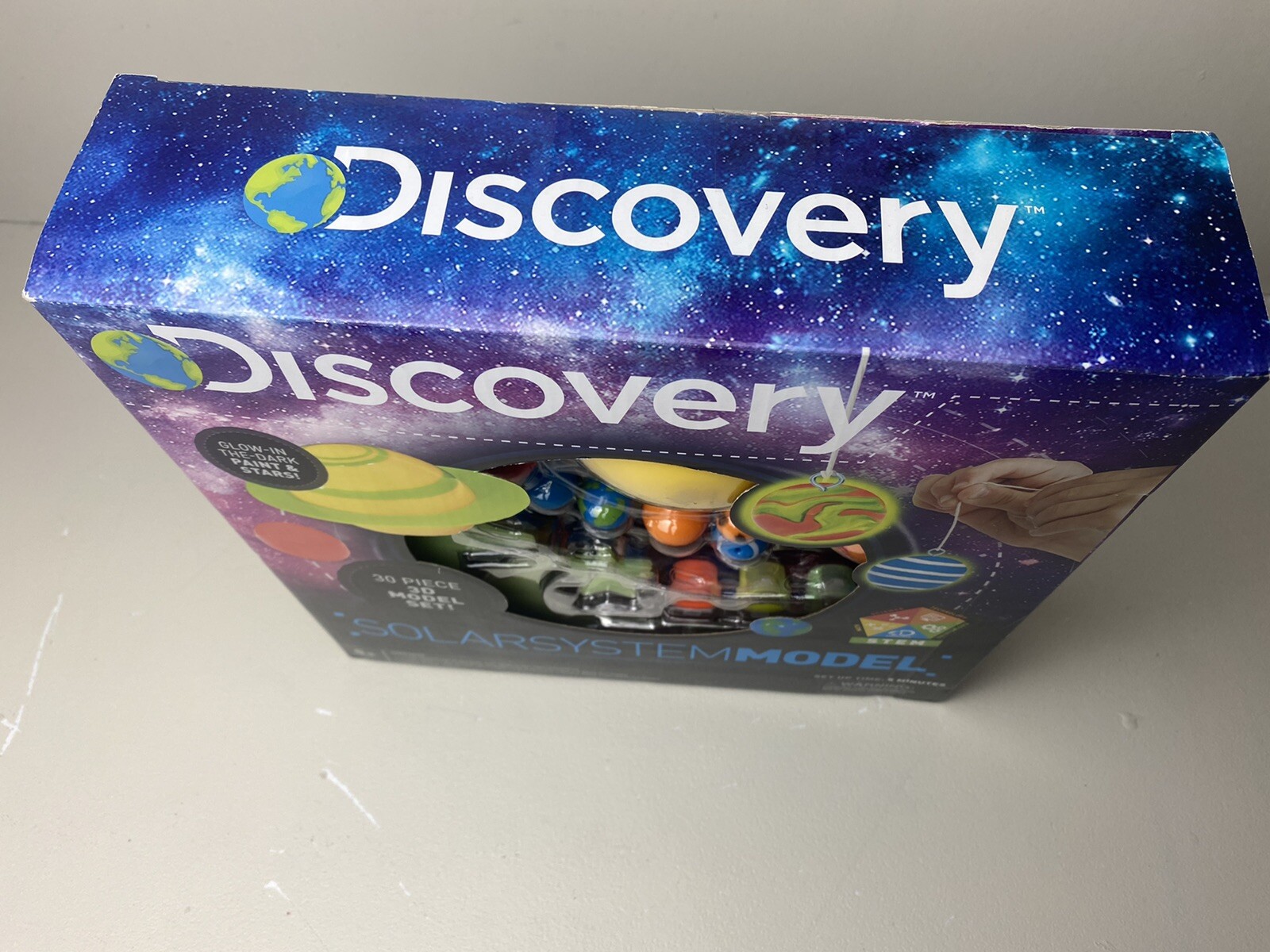 Discovery Channel Kids STEM 3D Glowing Solar System Stars Planet Model Kit NEW