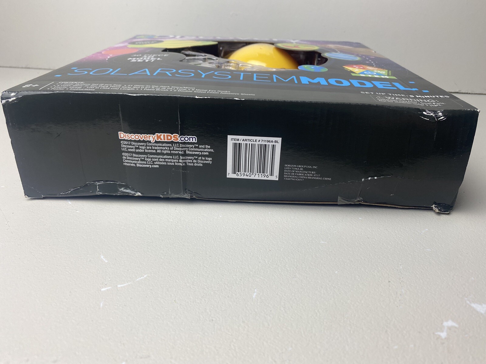 Discovery Channel Kids STEM 3D Glowing Solar System Stars Planet Model Kit NEW