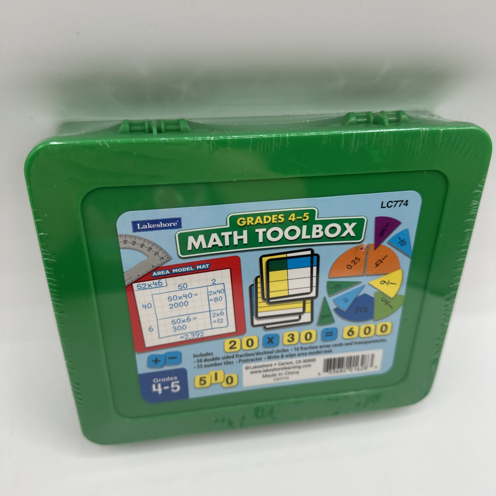 Lakeshore GRADES 4-5 MATH TOOLBOX LC774, NEW
