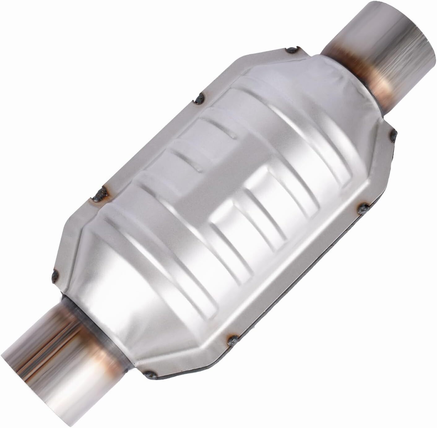 2.5″ Universal Catalytic Converter, 2.5 Inch Inlet/Outle Cat Converter with O2