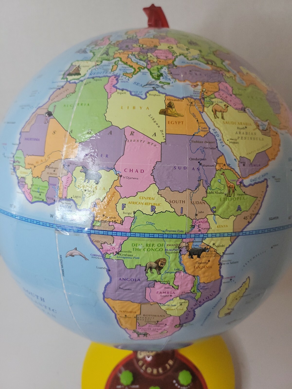 Geosafari Talking Interactive Globe – Tested~ Works