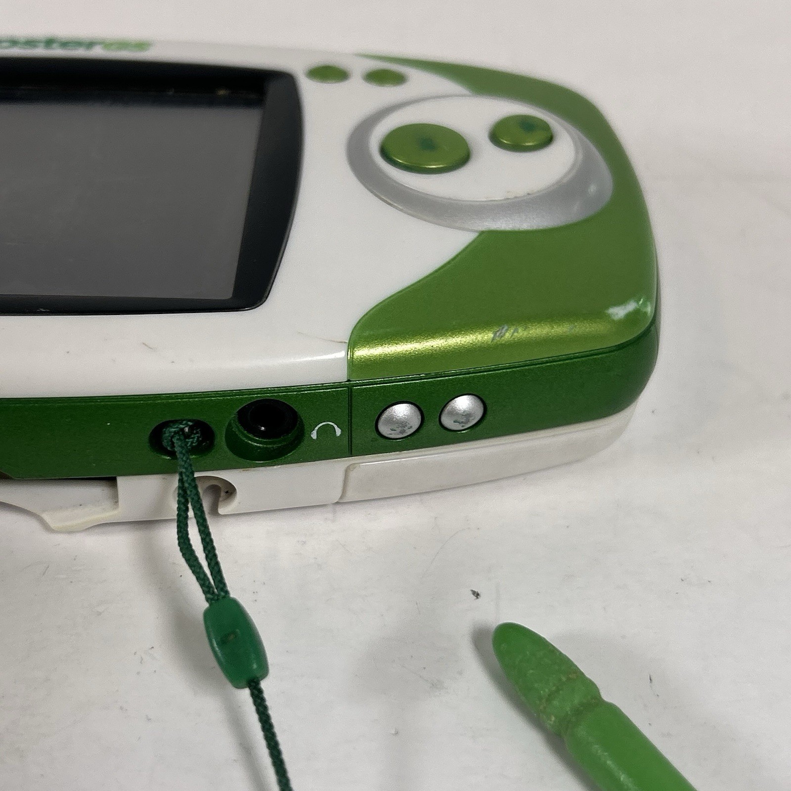 LEAPFROG LEAPSTER GS Green Game Console & Camera Tested & Working