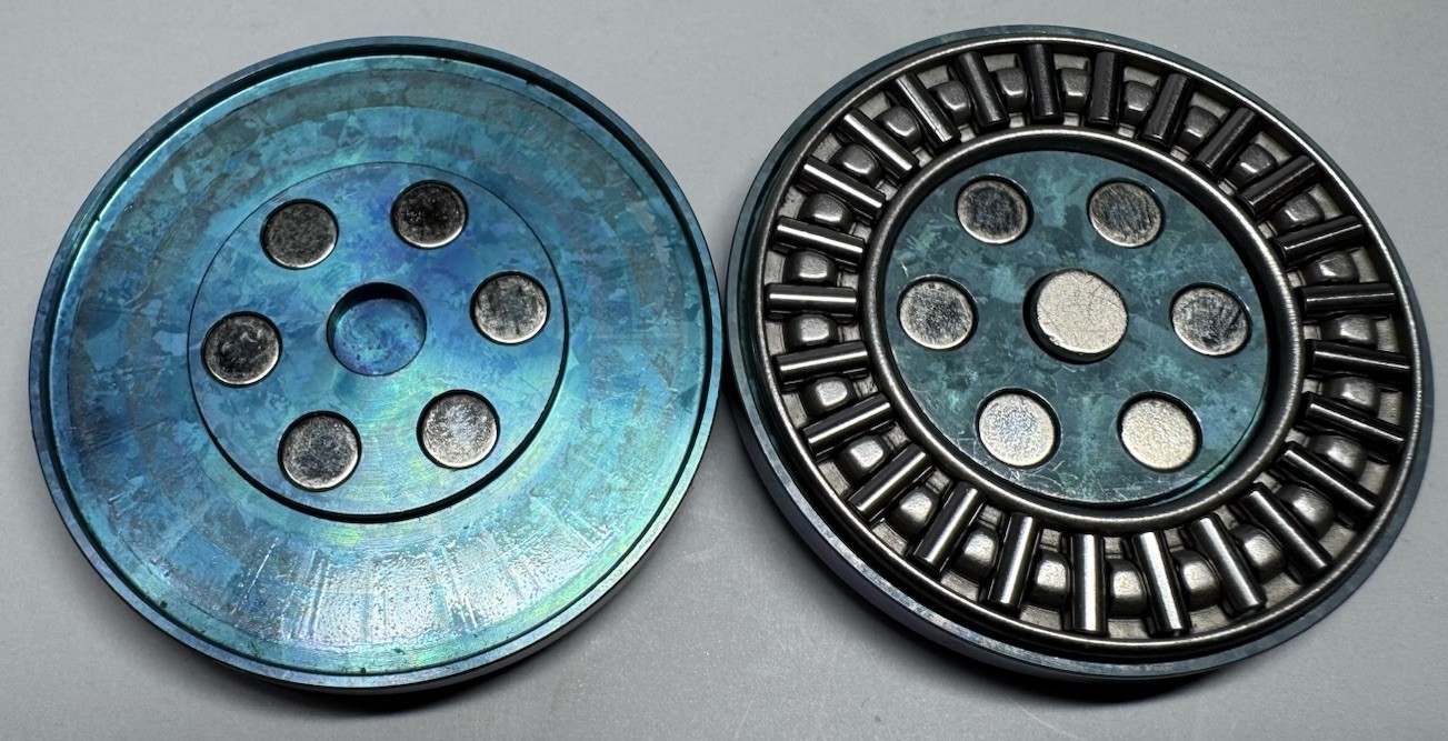 ACEDC Haptic Coin Milk Cover- Ice Crystal Titanium Sapphire Blue/Purple-40g-RARE