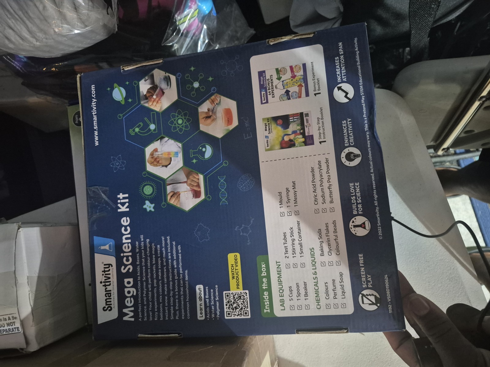 Smartivity Mega Science Kit STEM 150+ Experiments for Kids Ages 4-7 8-11 Years