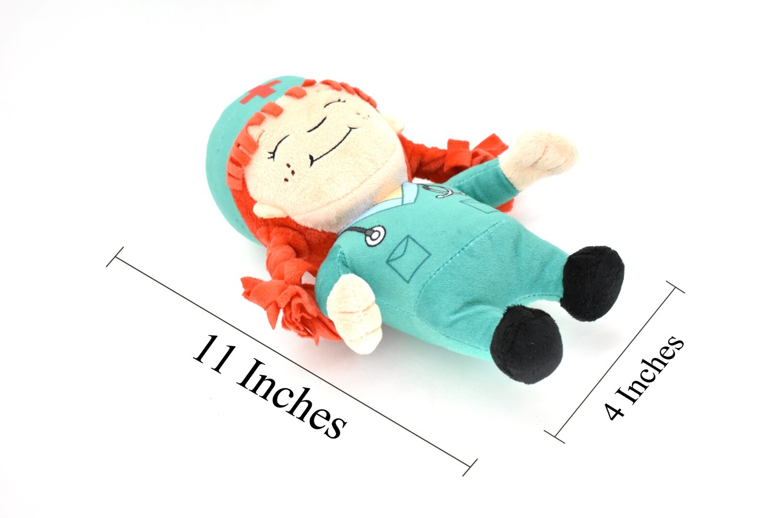 Doctor Dolls, Male & Female Nurse, Single or Set, Plush Stuffed Toy, 11″