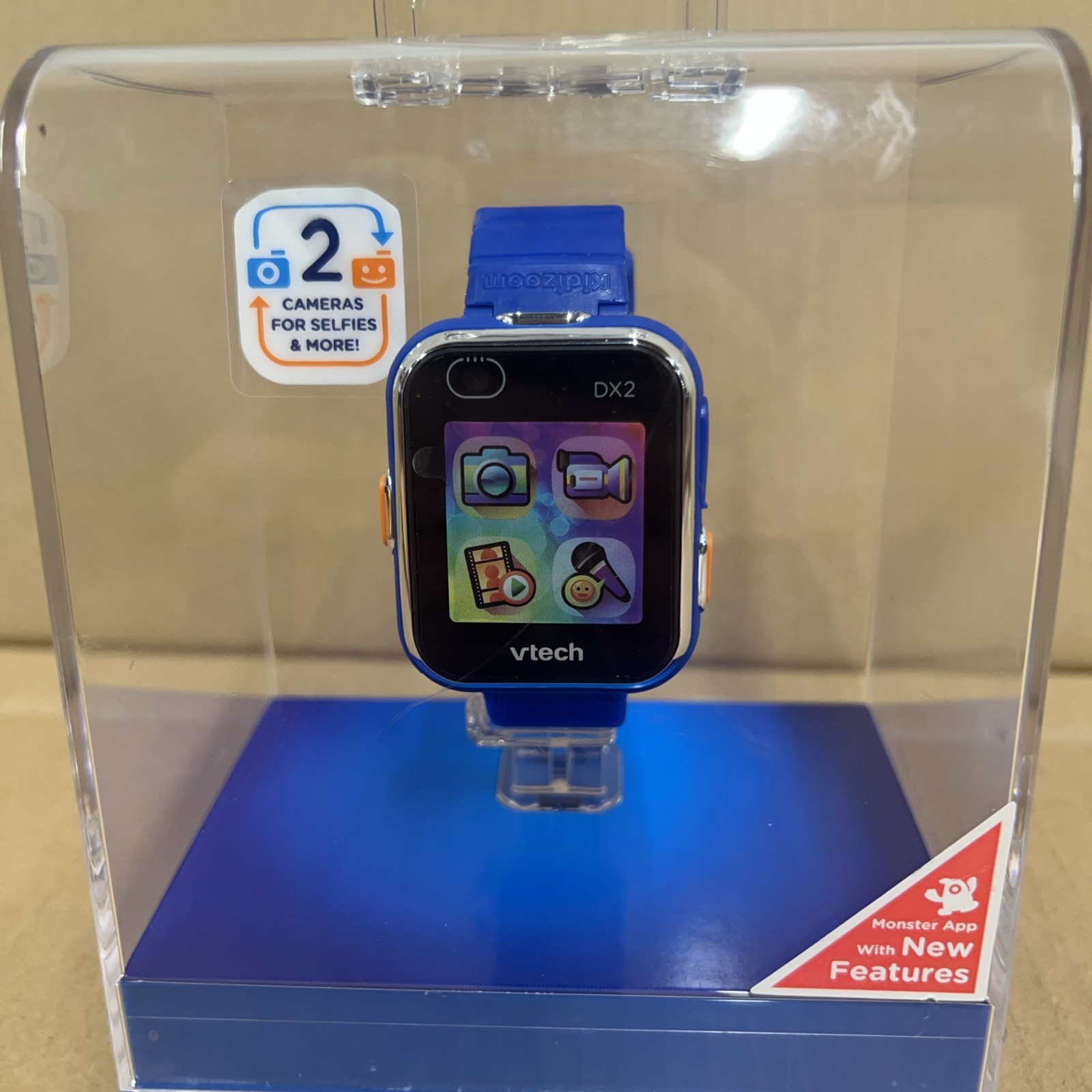 VTech 80-193808 Kidizoom Smartwatch DX2 Smart Watch – Blue open box