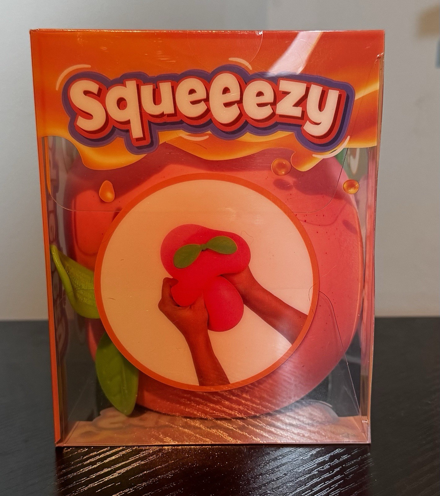 NEW Authentic Sunny Days Viral Squeeezy Peach Squeeze Squishy Toy NIB