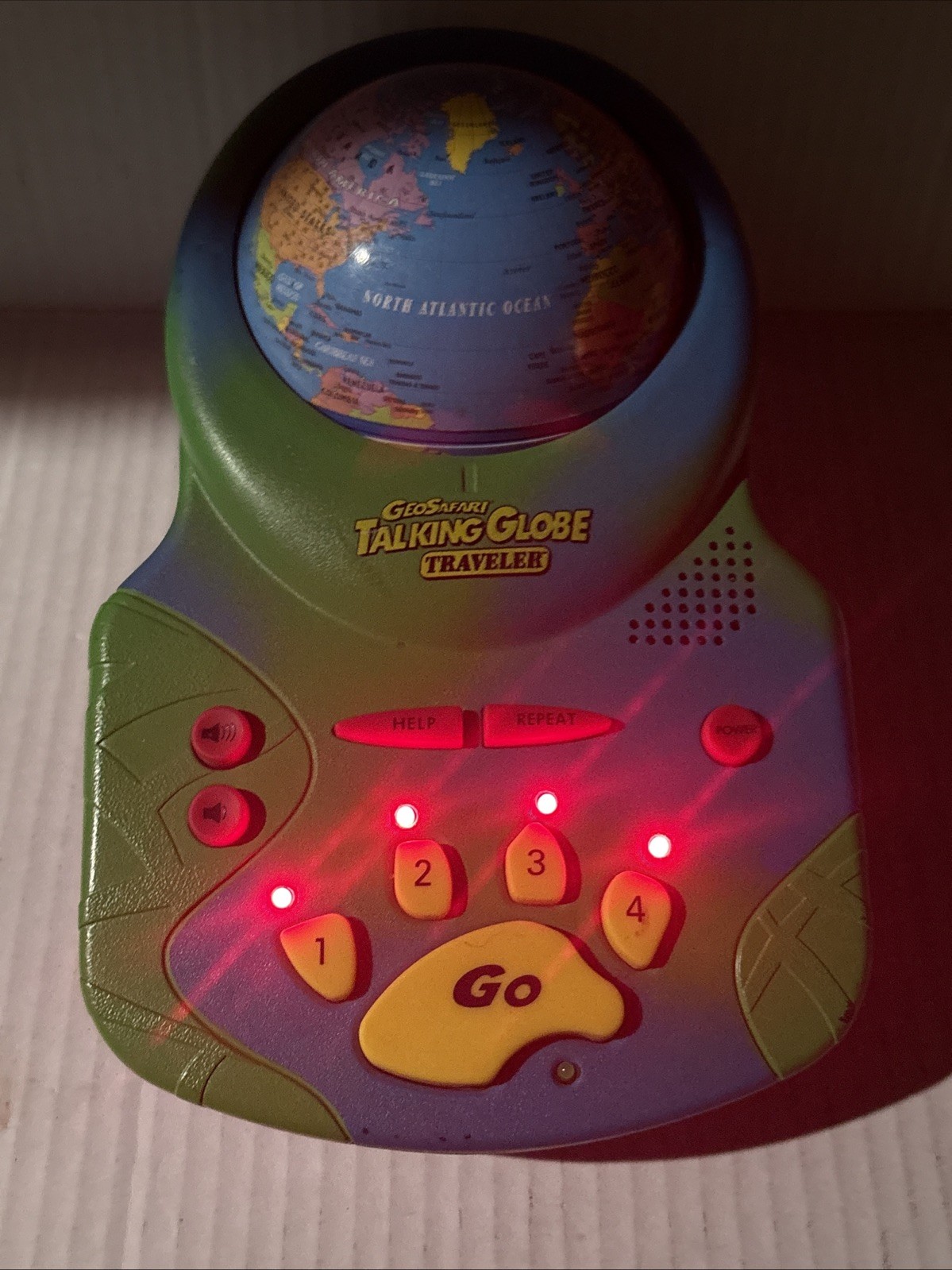 GeoSafari Talking Globe Traveler Educational Insights 5,000+ Geography Facts VTG