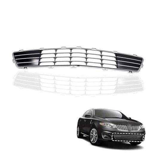 Front Bumper Lower Grill Compatible with Lincoln MKS 2009-2012 Grille Bumper